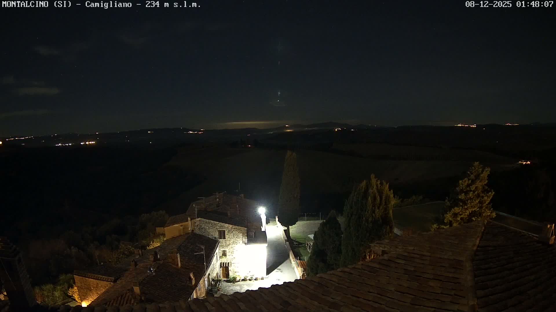 Montalcino, Camigliano Live Cam - Siena, Tuscany, Italy
