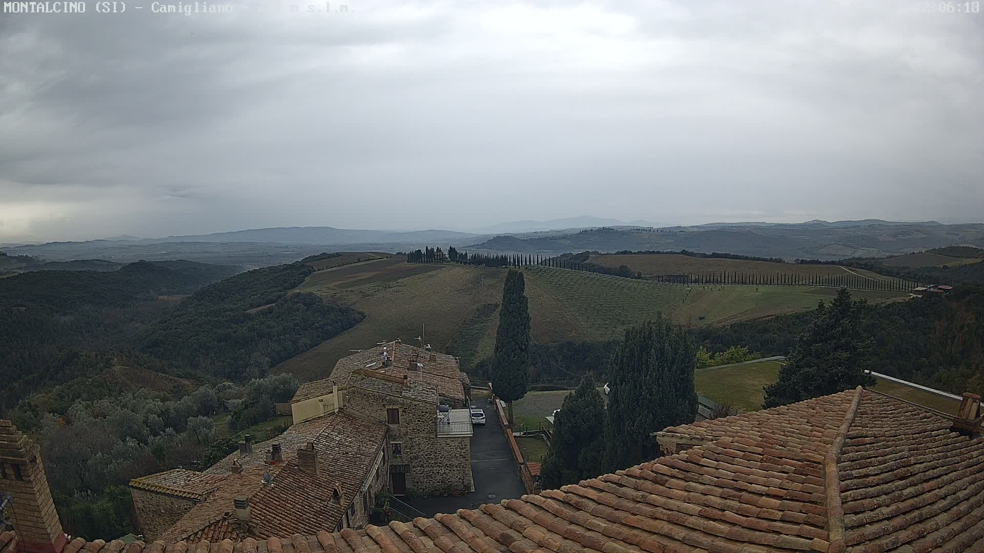 Montalcino, Camigliano Live Cam - Siena, Tuscany, Italy
