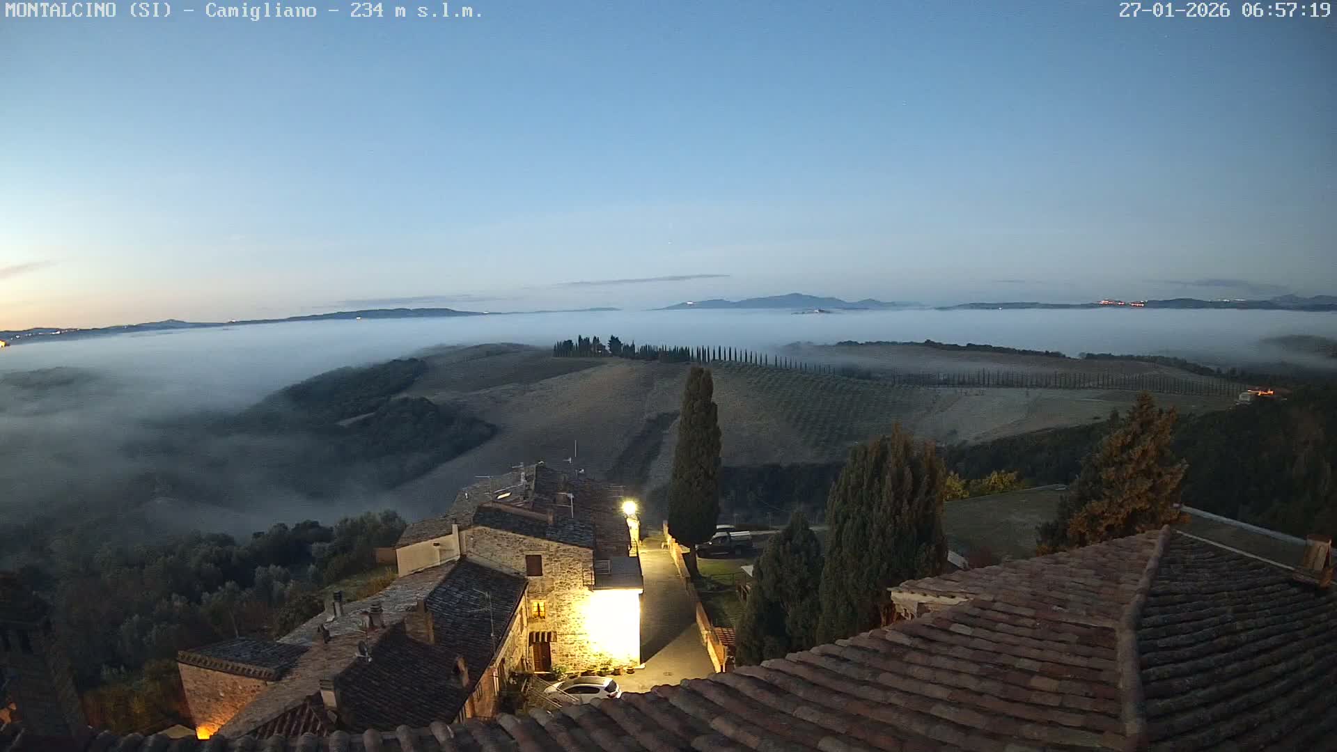 Montalcino, Camigliano Live Cam - Siena, Tuscany, Italy