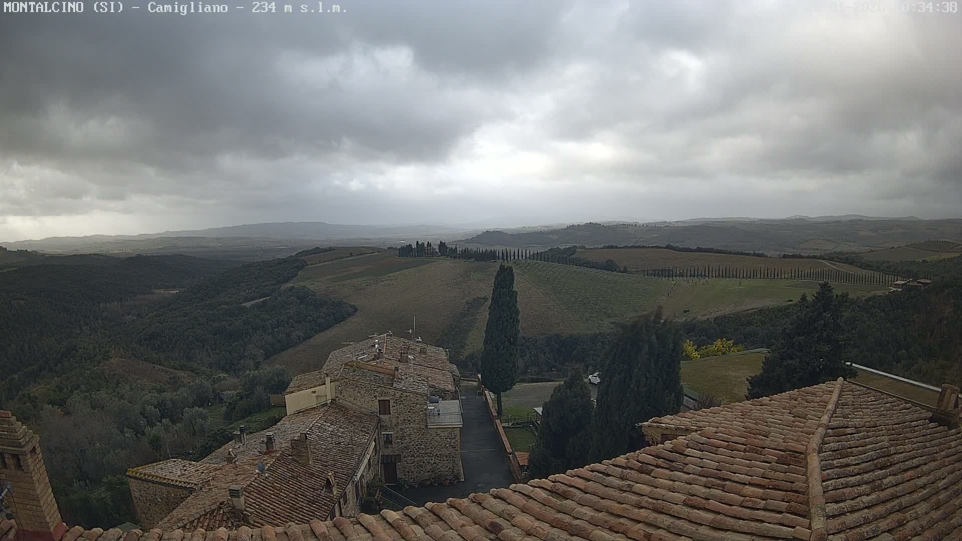 Montalcino, Camigliano Live Cam - Siena, Tuscany, Italy