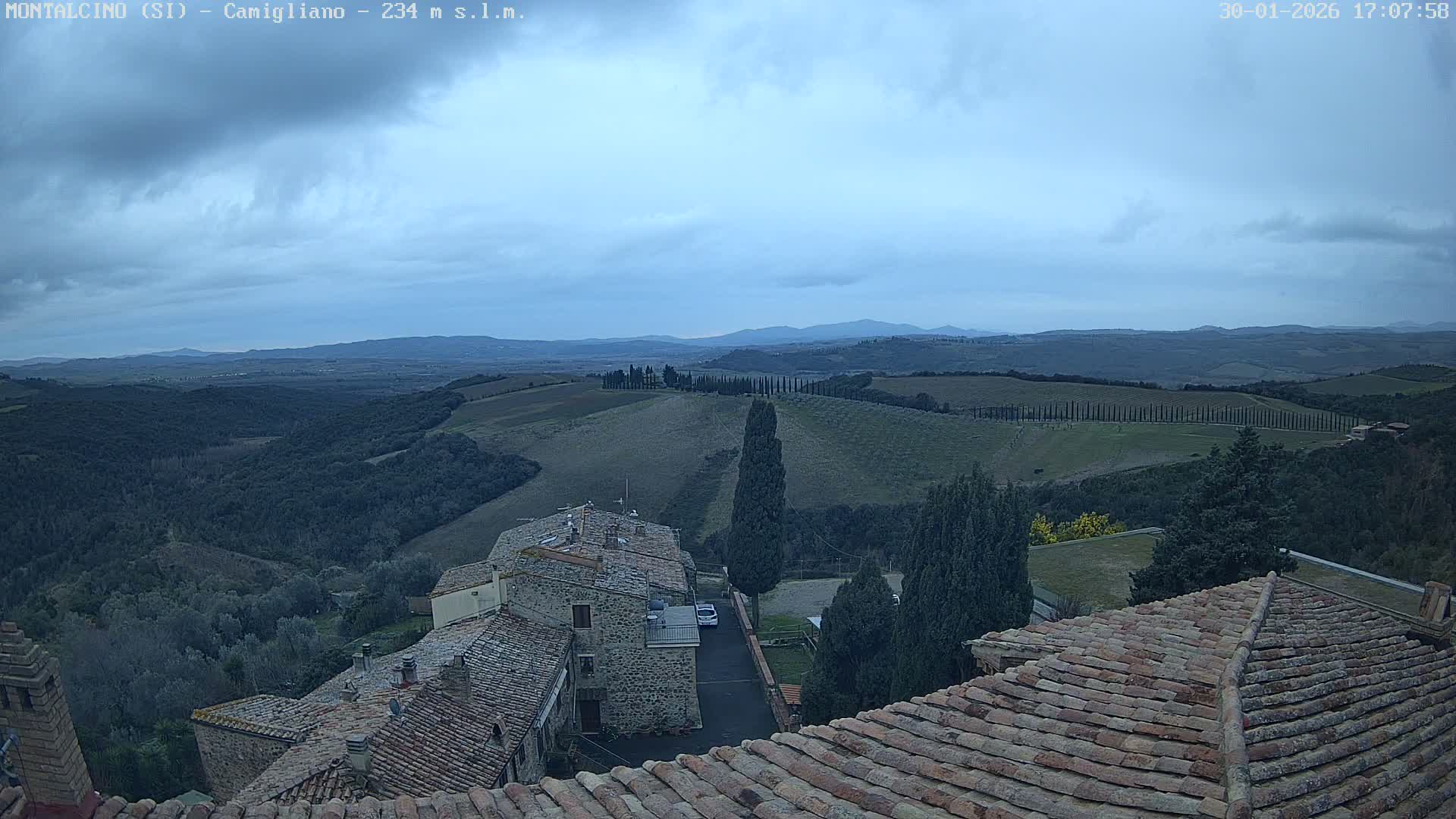 Montalcino, Camigliano Live Cam - Siena, Tuscany, Italy