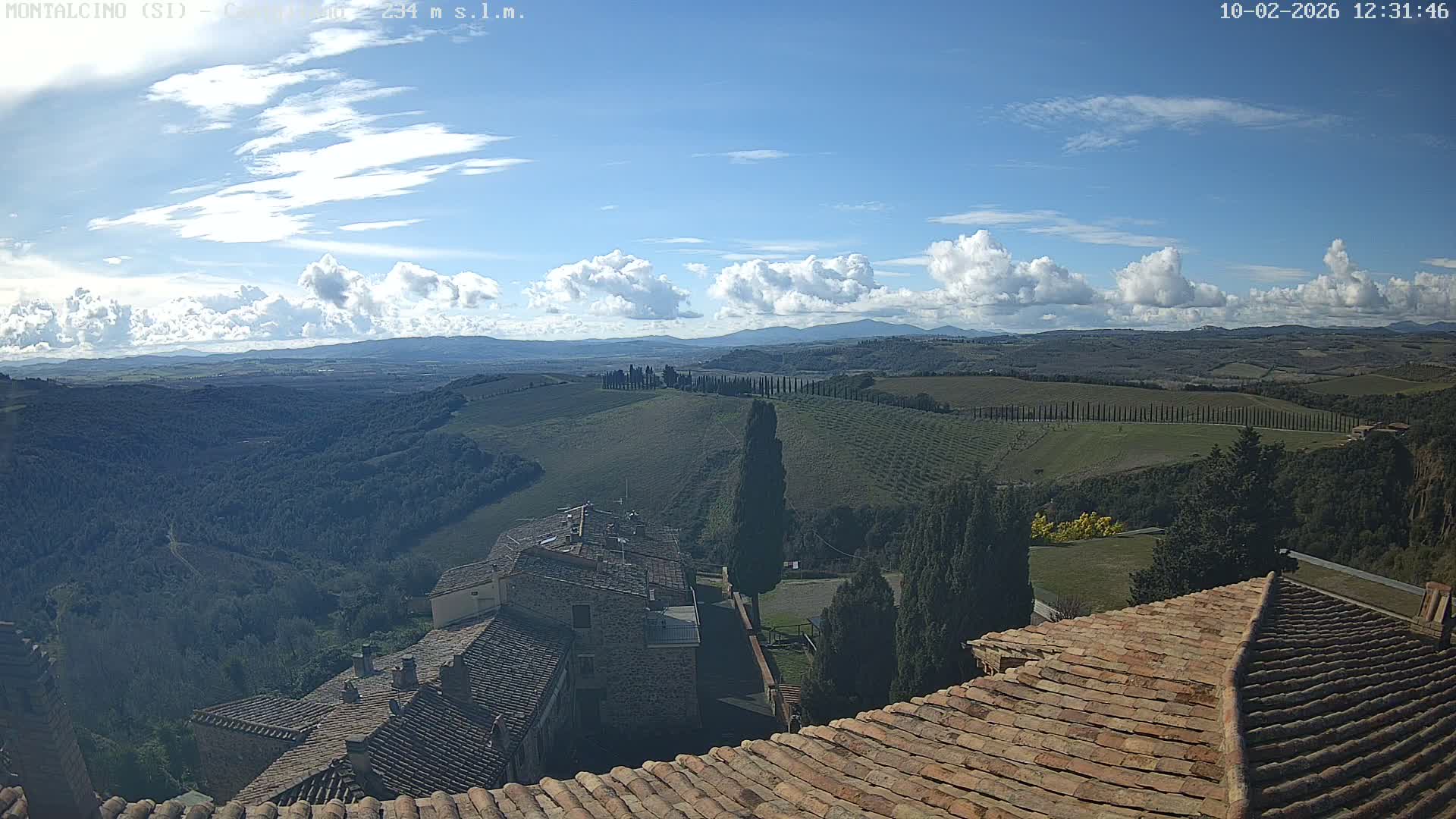 Montalcino, Camigliano Live Cam - Siena, Tuscany, Italy