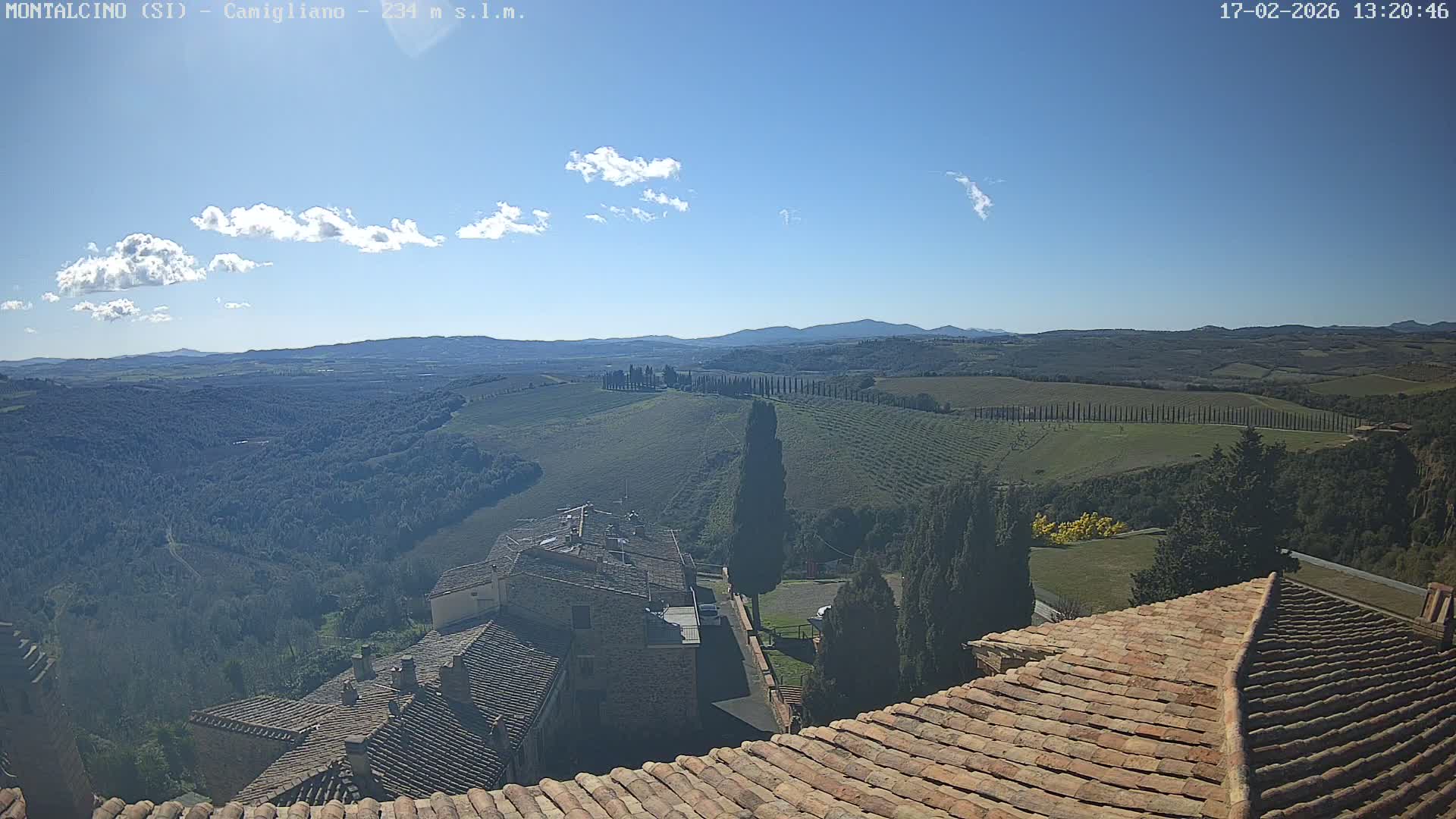 Montalcino, Camigliano Live Cam - Siena, Tuscany, Italy