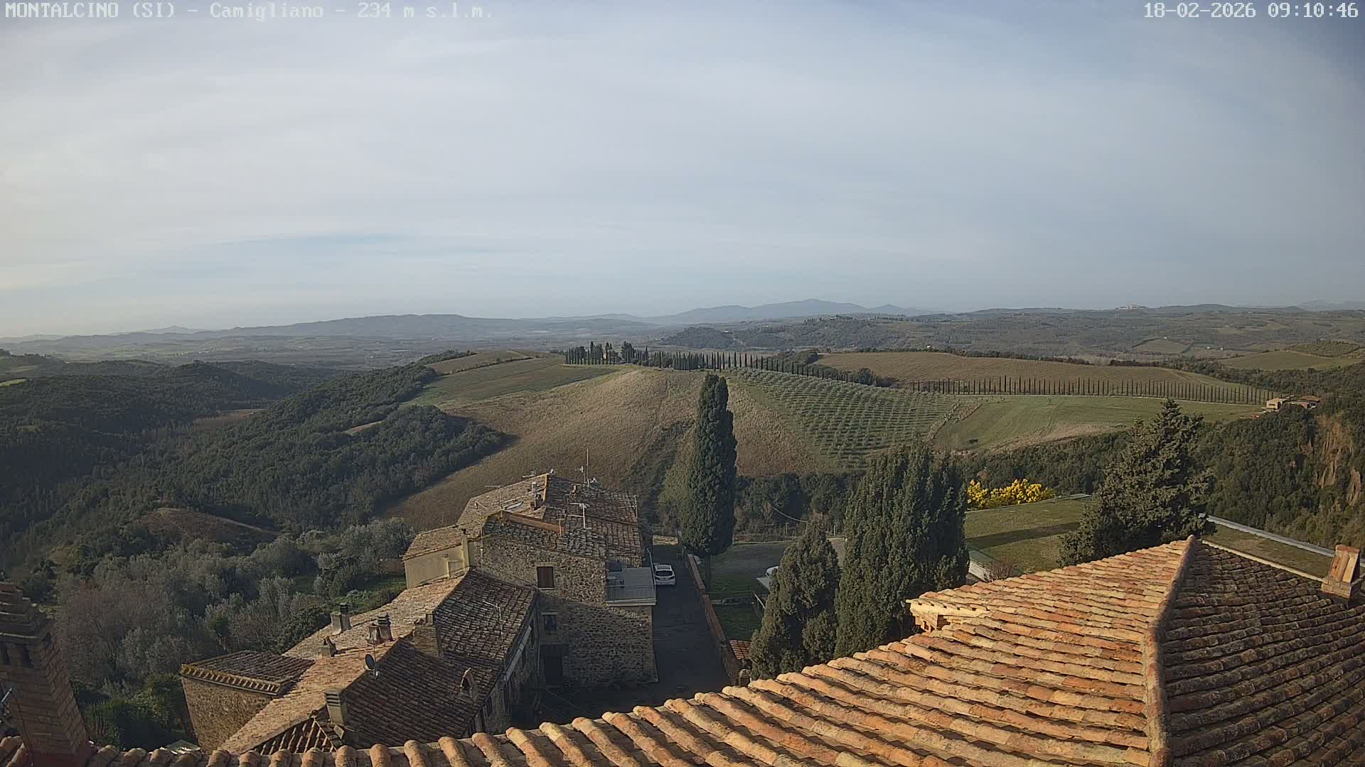Montalcino, Camigliano Live Cam - Siena, Tuscany, Italy