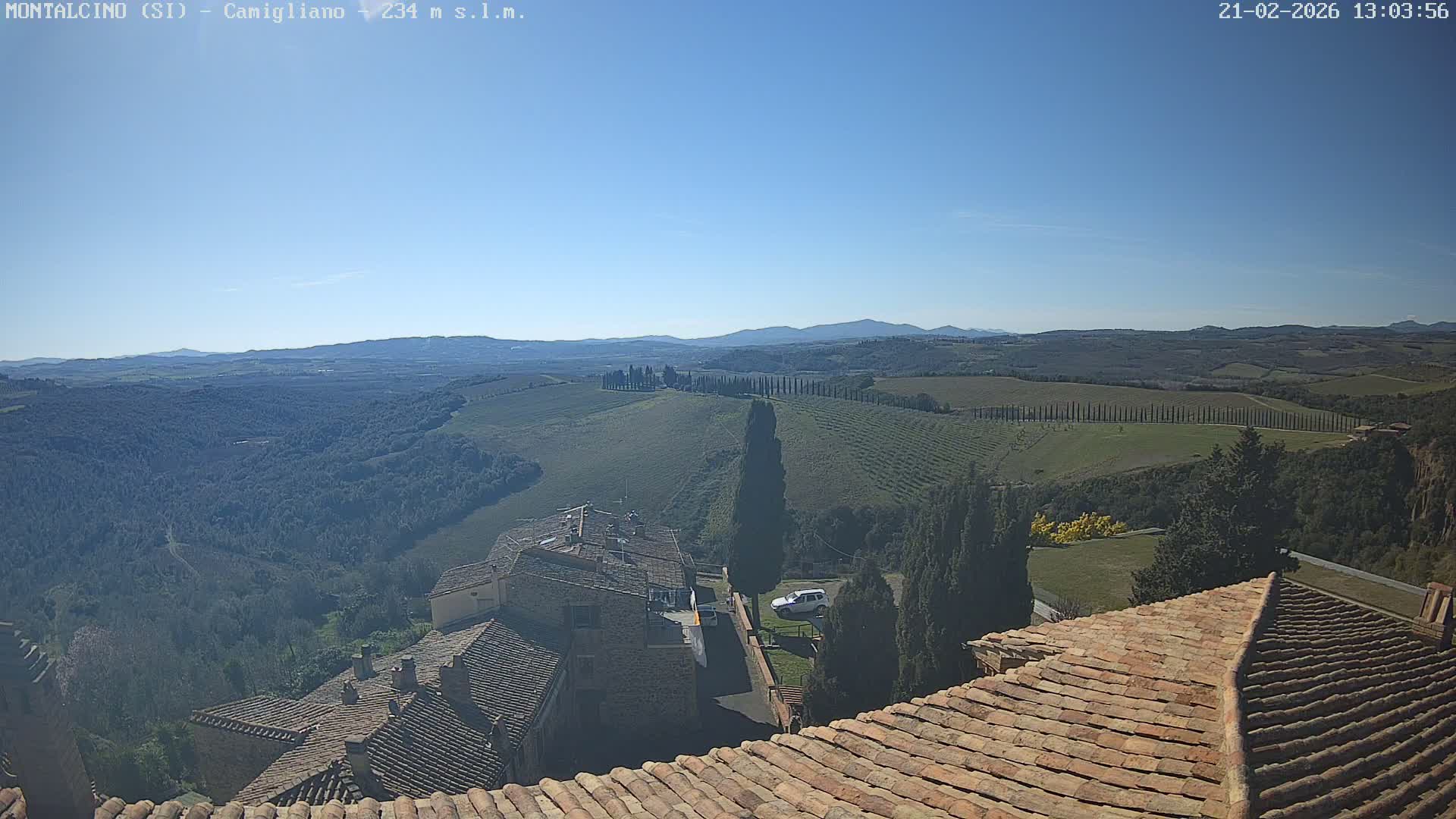Montalcino, Camigliano Live Cam - Siena, Tuscany, Italy