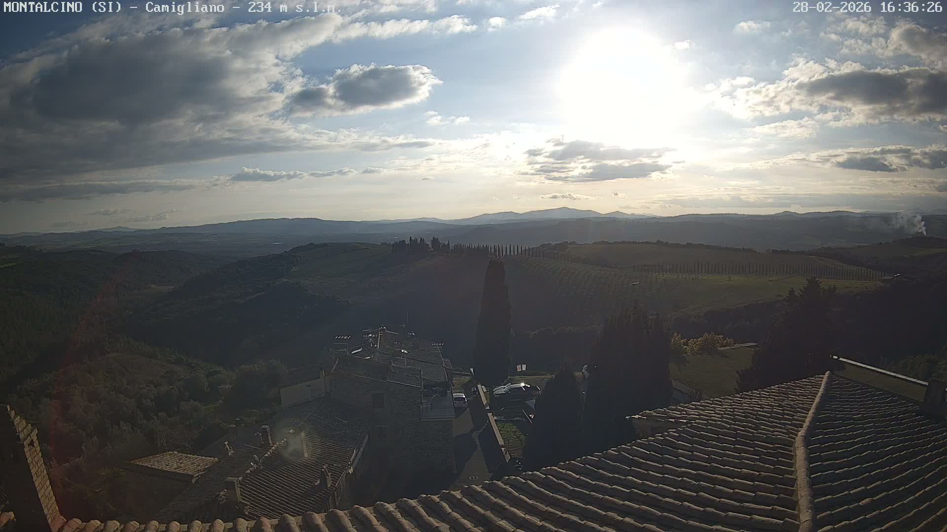 Montalcino, Camigliano Live Cam - Siena, Tuscany, Italy