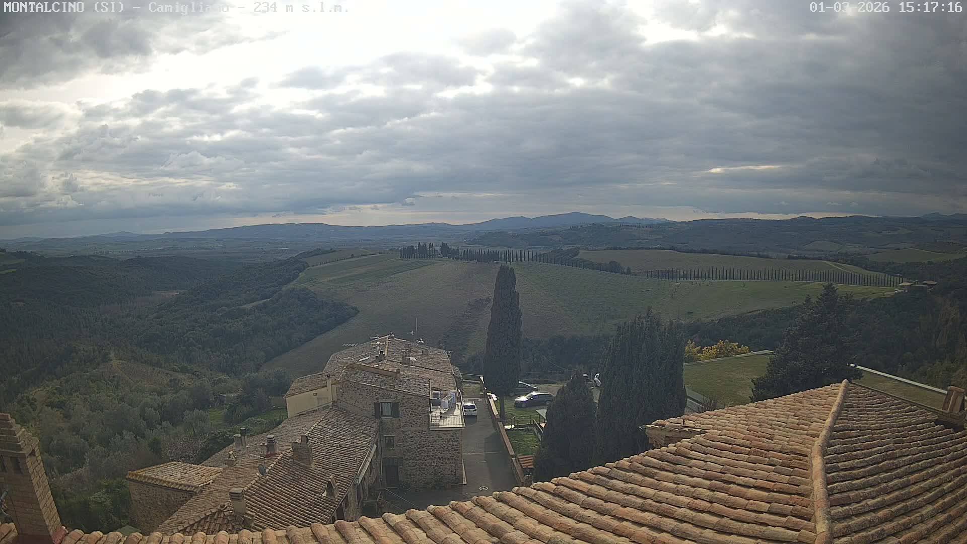 Montalcino, Camigliano Live Cam - Siena, Tuscany, Italy