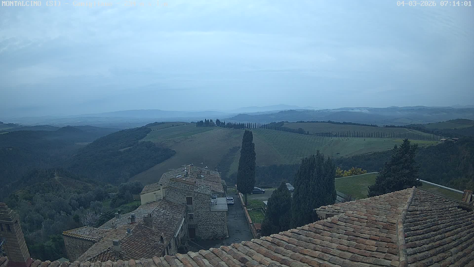 Montalcino, Camigliano Live Cam - Siena, Tuscany, Italy