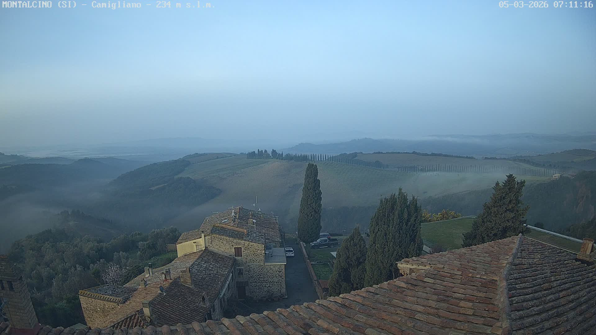 Montalcino, Camigliano Live Cam - Siena, Tuscany, Italy