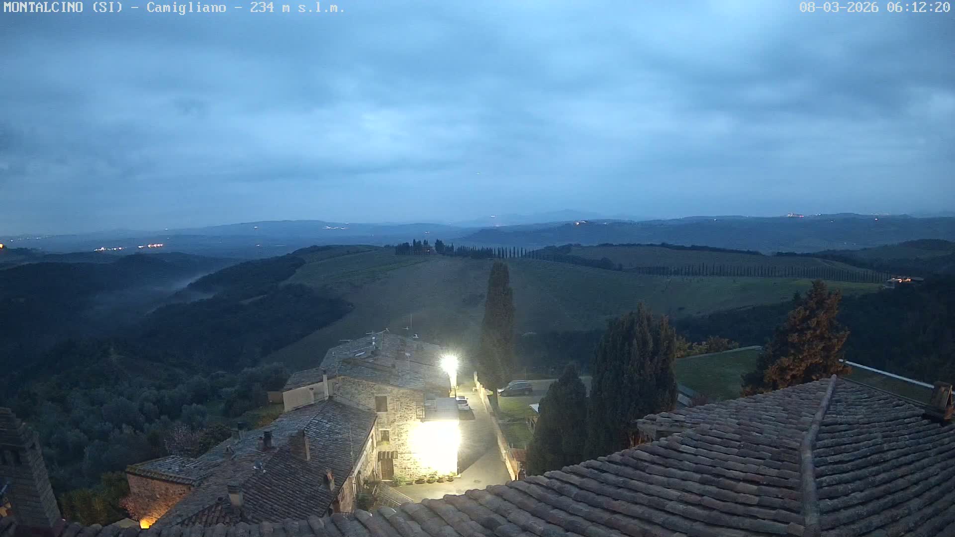 Montalcino, Camigliano Live Cam - Siena, Tuscany, Italy