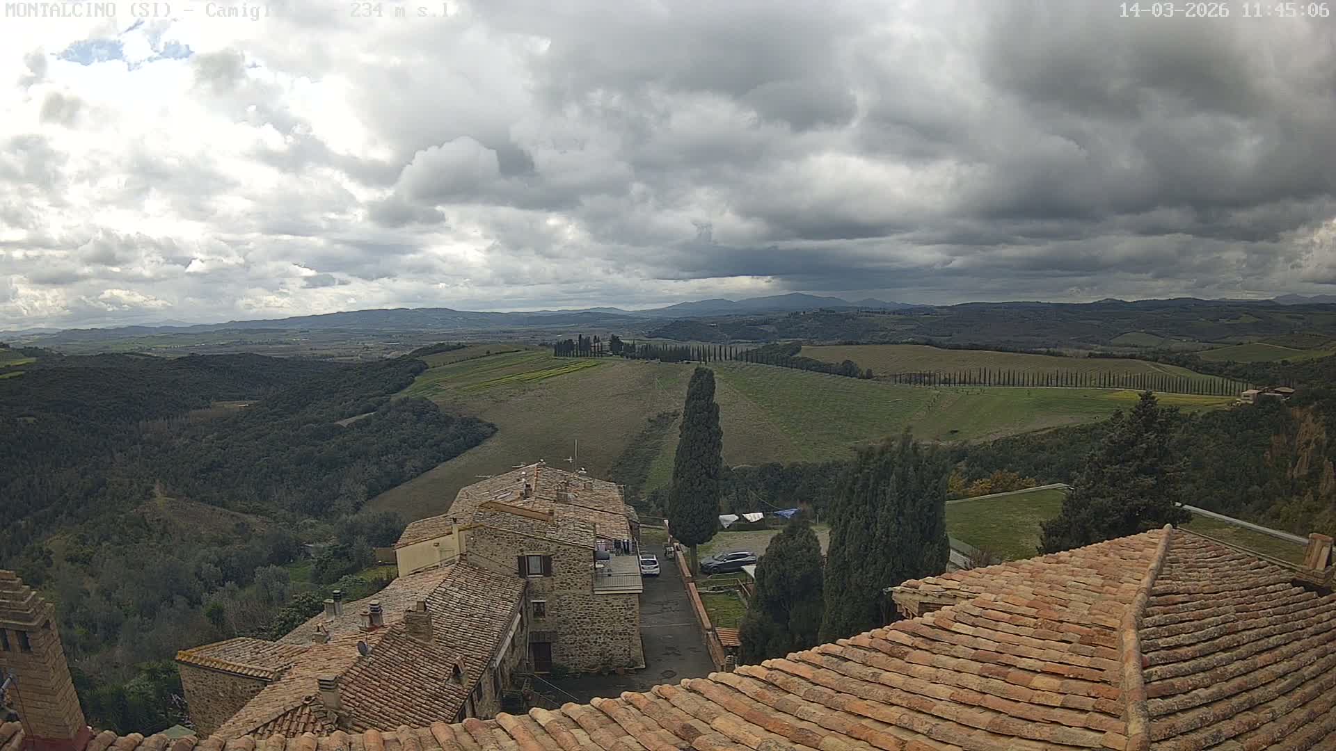 Montalcino, Camigliano Live Cam - Siena, Tuscany, Italy