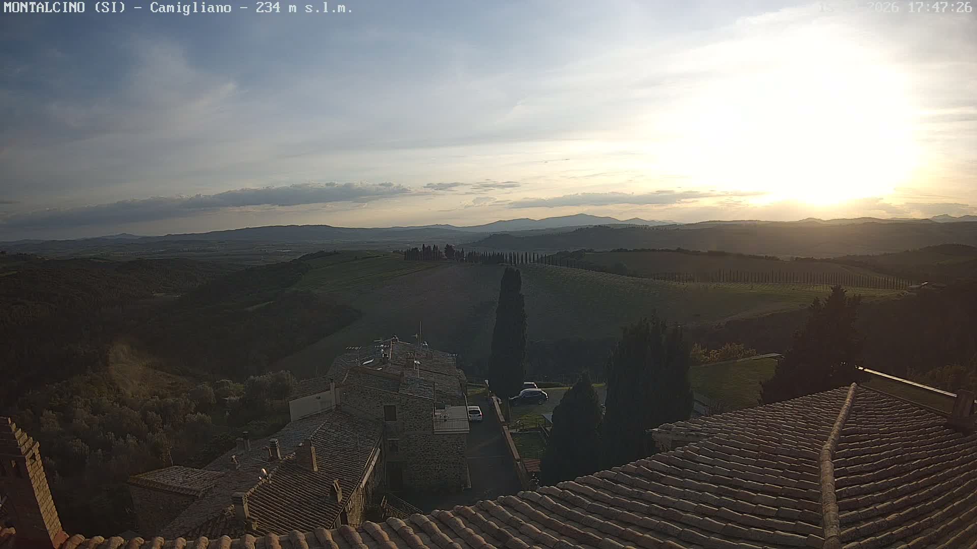 Montalcino, Camigliano Live Cam - Siena, Tuscany, Italy