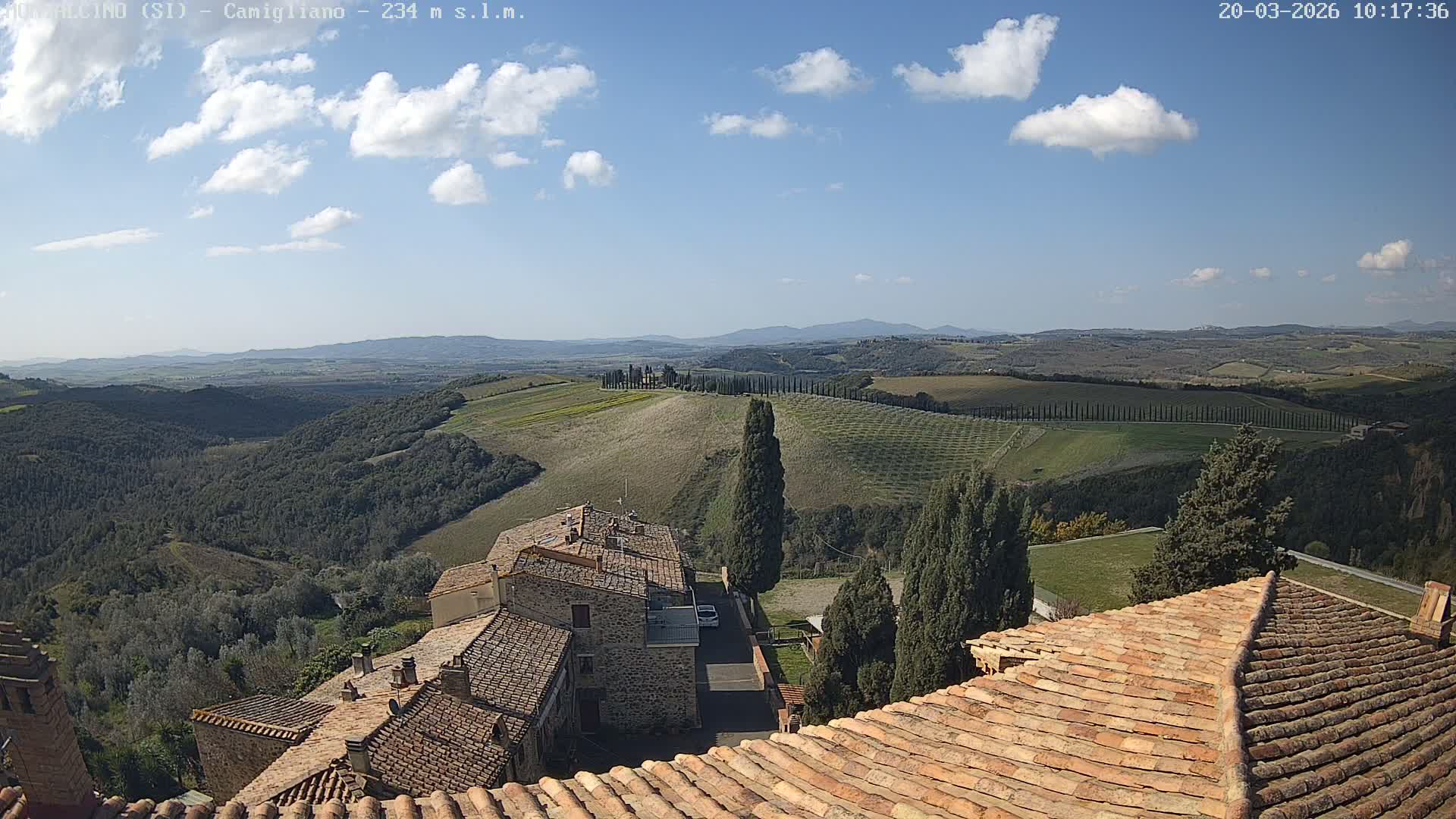 Montalcino, Camigliano Live Cam - Siena, Tuscany, Italy