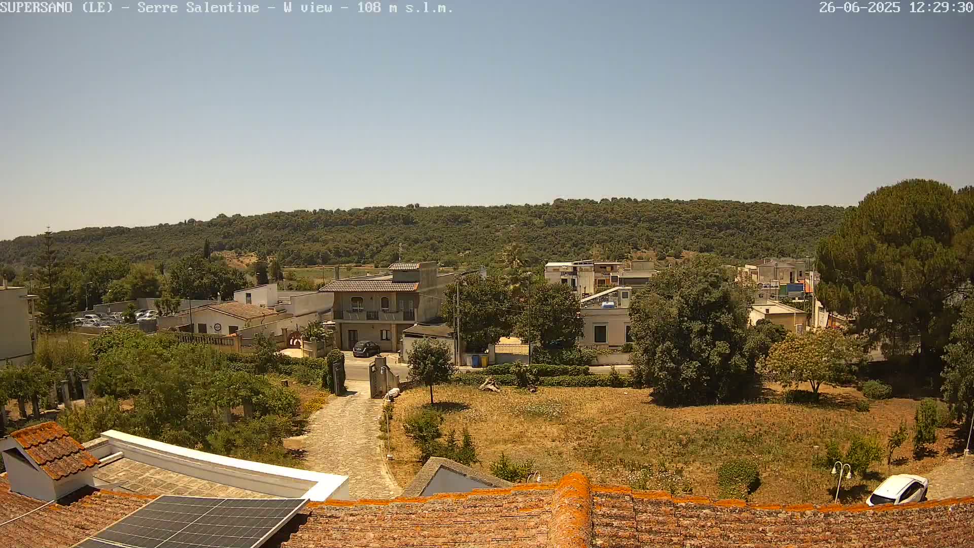 Supersano, Serre Salentine Live Cam - Lecce, Apulia, Italy