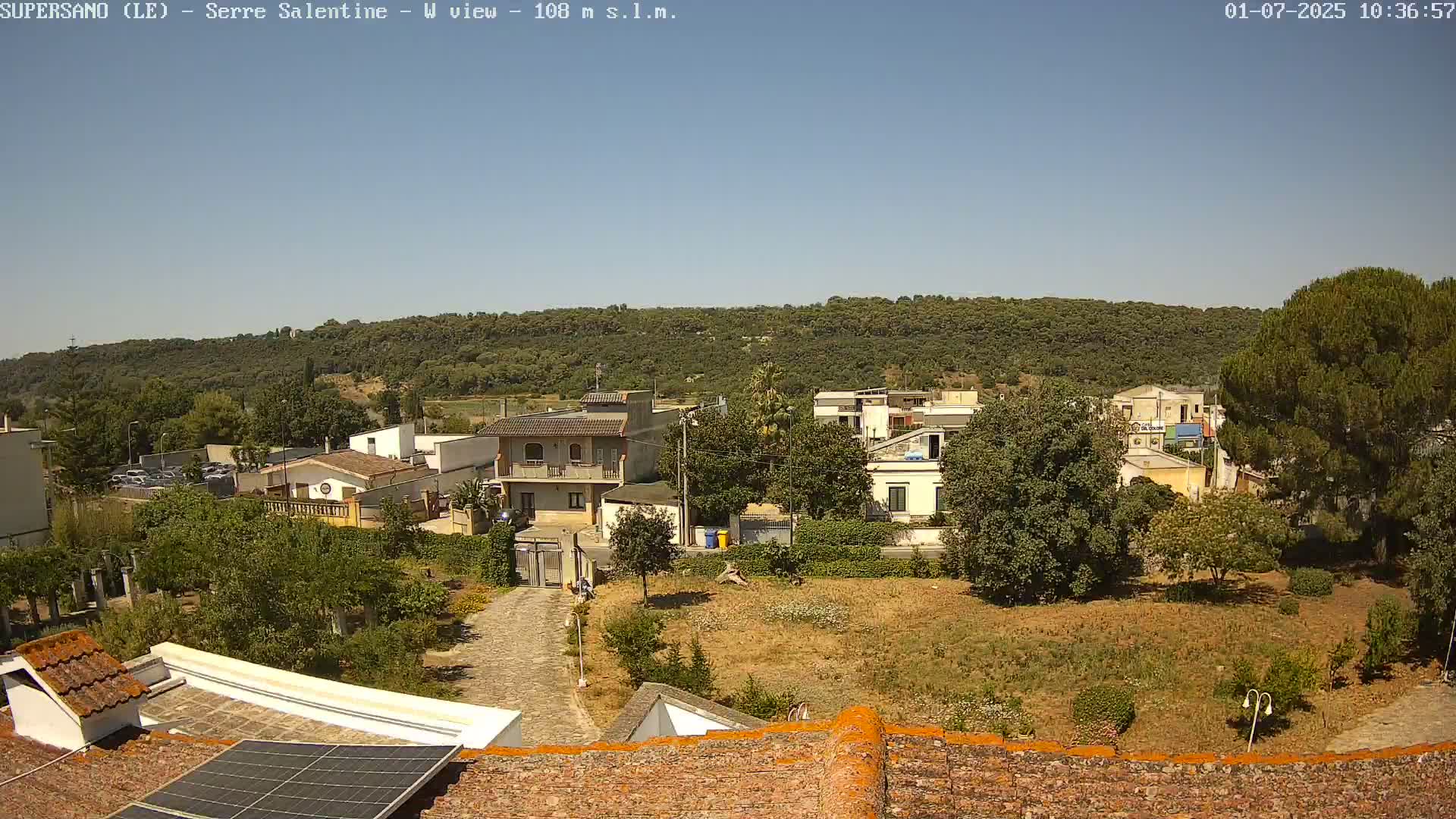 Supersano, Serre Salentine Live Cam - Lecce, Apulia, Italy
