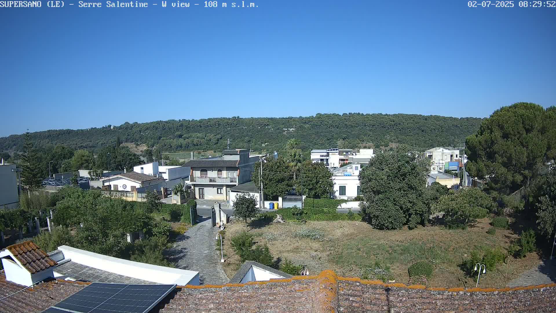 Supersano, Serre Salentine Live Cam - Lecce, Apulia, Italy