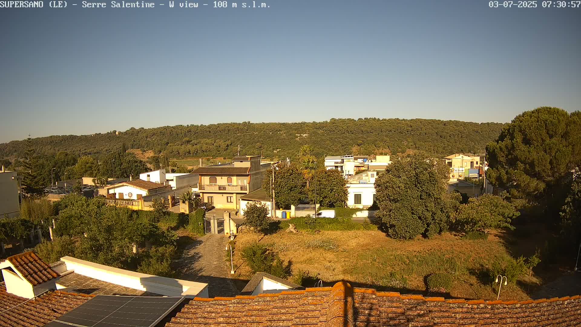Supersano, Serre Salentine Live Cam - Lecce, Apulia, Italy