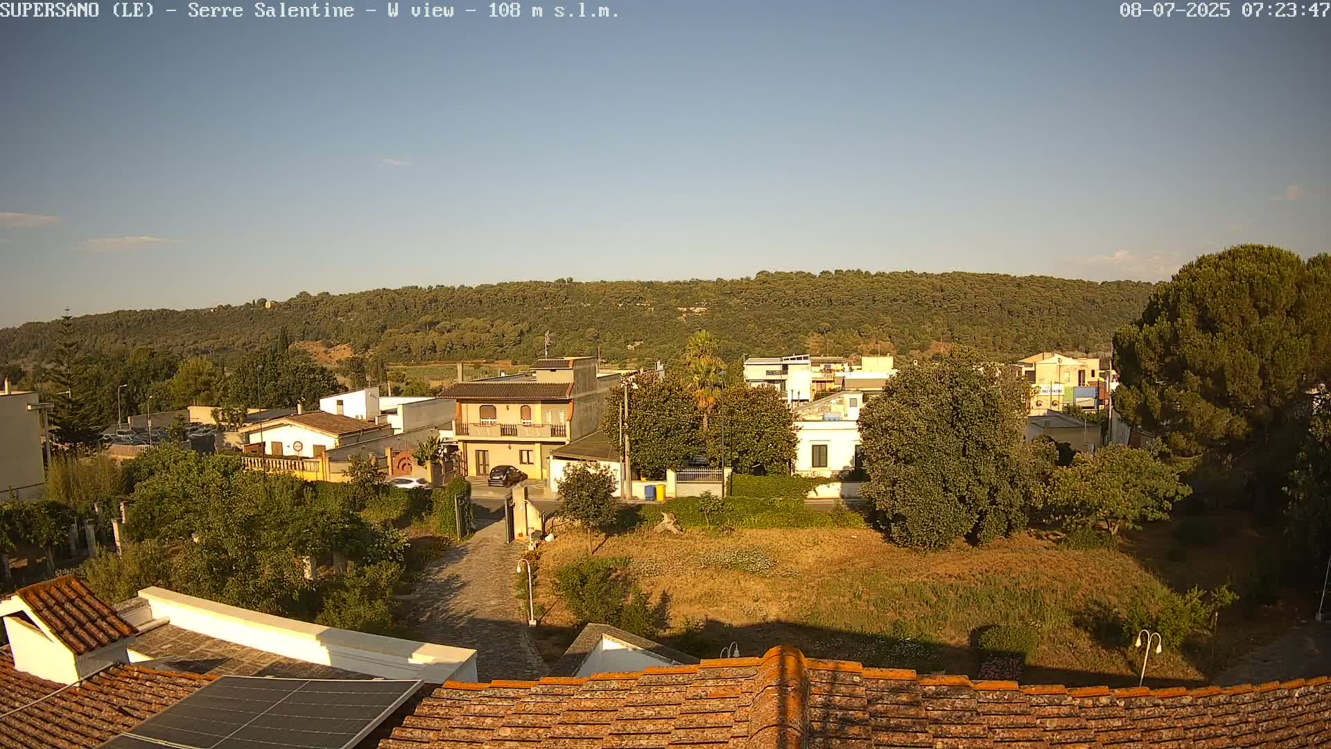 Supersano, Serre Salentine Live Cam - Lecce, Apulia, Italy