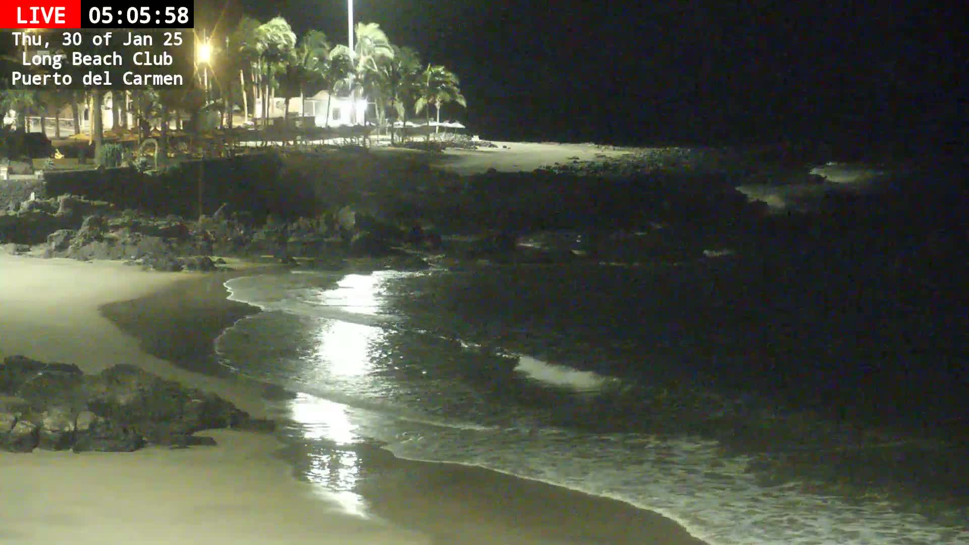 Lanzarote, Puerto del Carmen Beach Live Cam - Canary Islands, Las Palmas, Spain