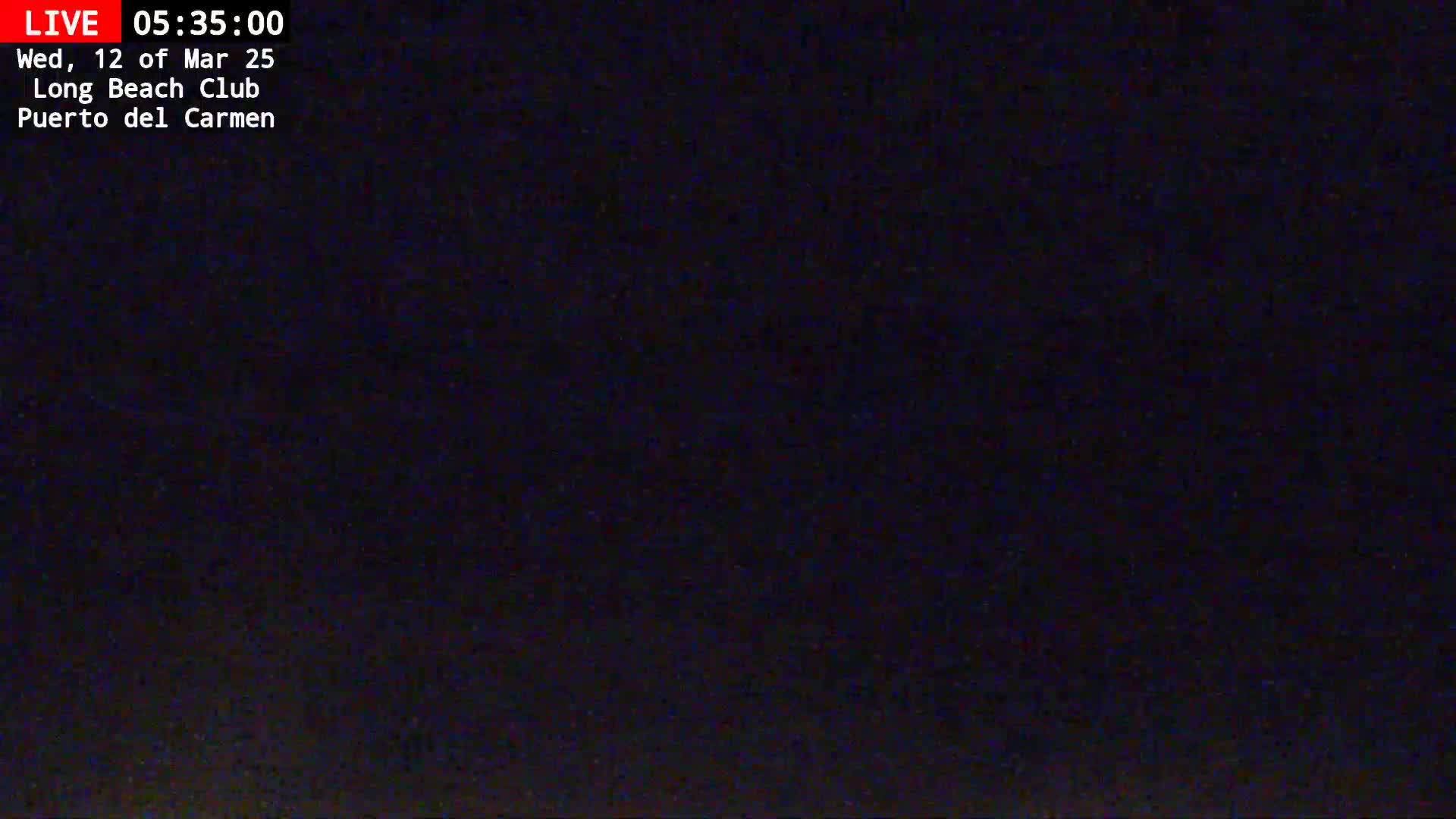 A dark, nighttime scene is shown.