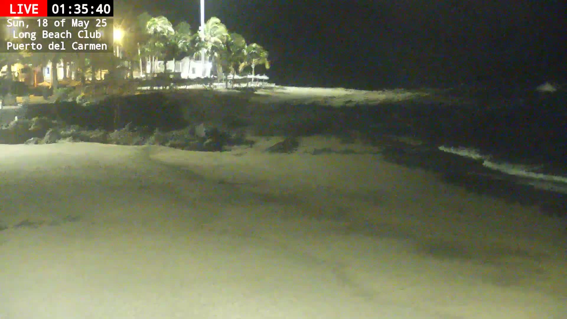 Lanzarote, Puerto del Carmen Beach Live Cam - Canary Islands, Las Palmas, Spain