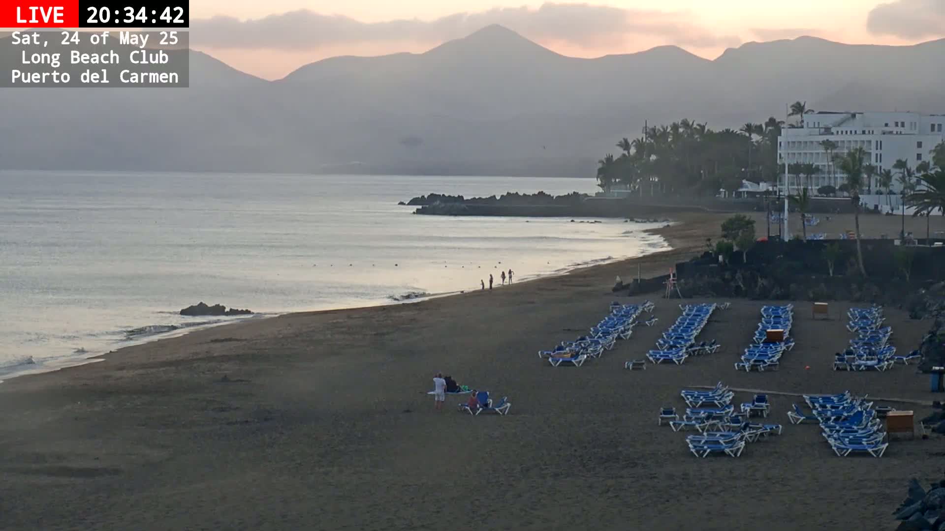 Lanzarote, Puerto del Carmen Beach Live Cam - Canary Islands, Las Palmas, Spain