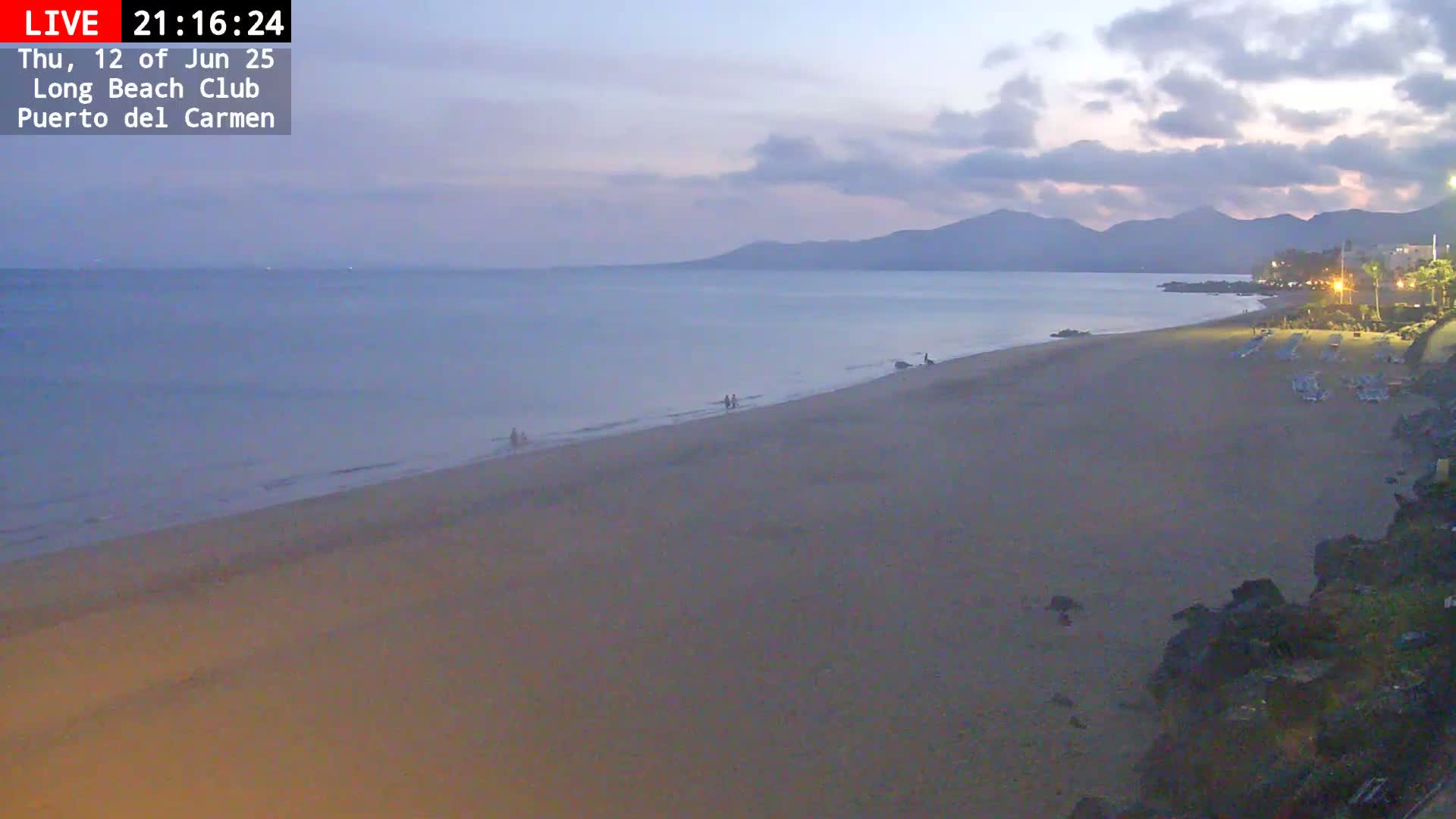 Lanzarote, Puerto del Carmen Beach Live Cam - Canary Islands, Las Palmas, Spain