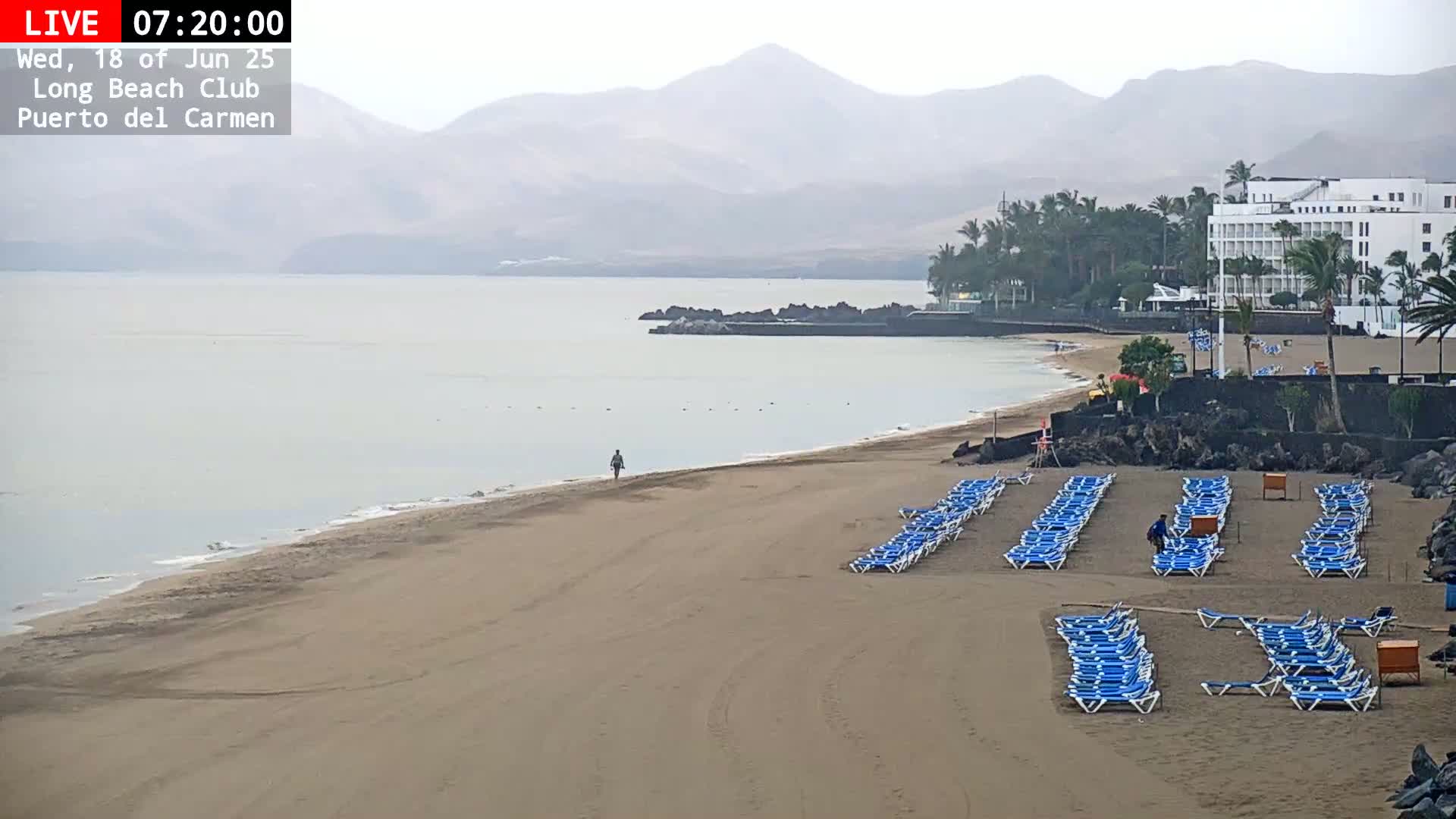 Lanzarote, Puerto del Carmen Beach Live Cam - Canary Islands, Las Palmas, Spain