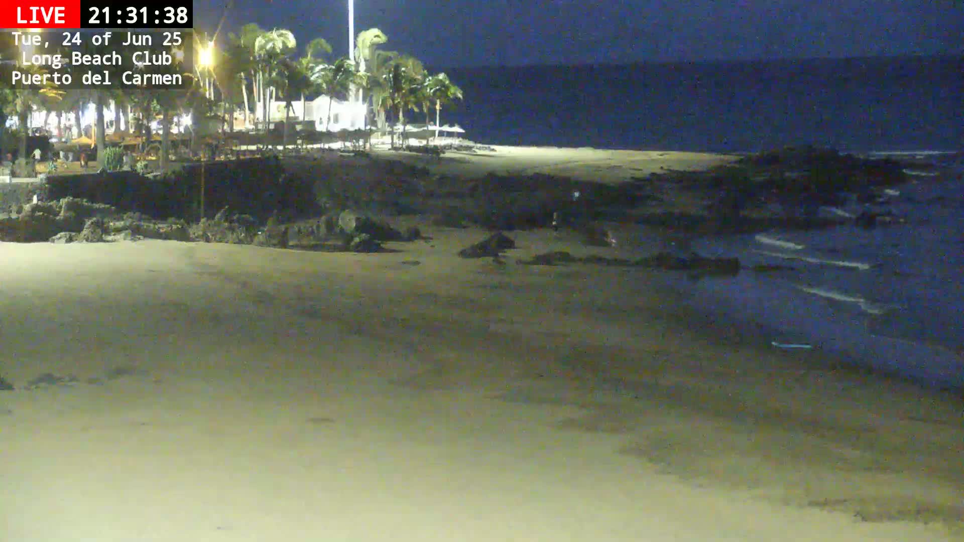 Lanzarote, Puerto del Carmen Beach Live Cam - Canary Islands, Las Palmas, Spain