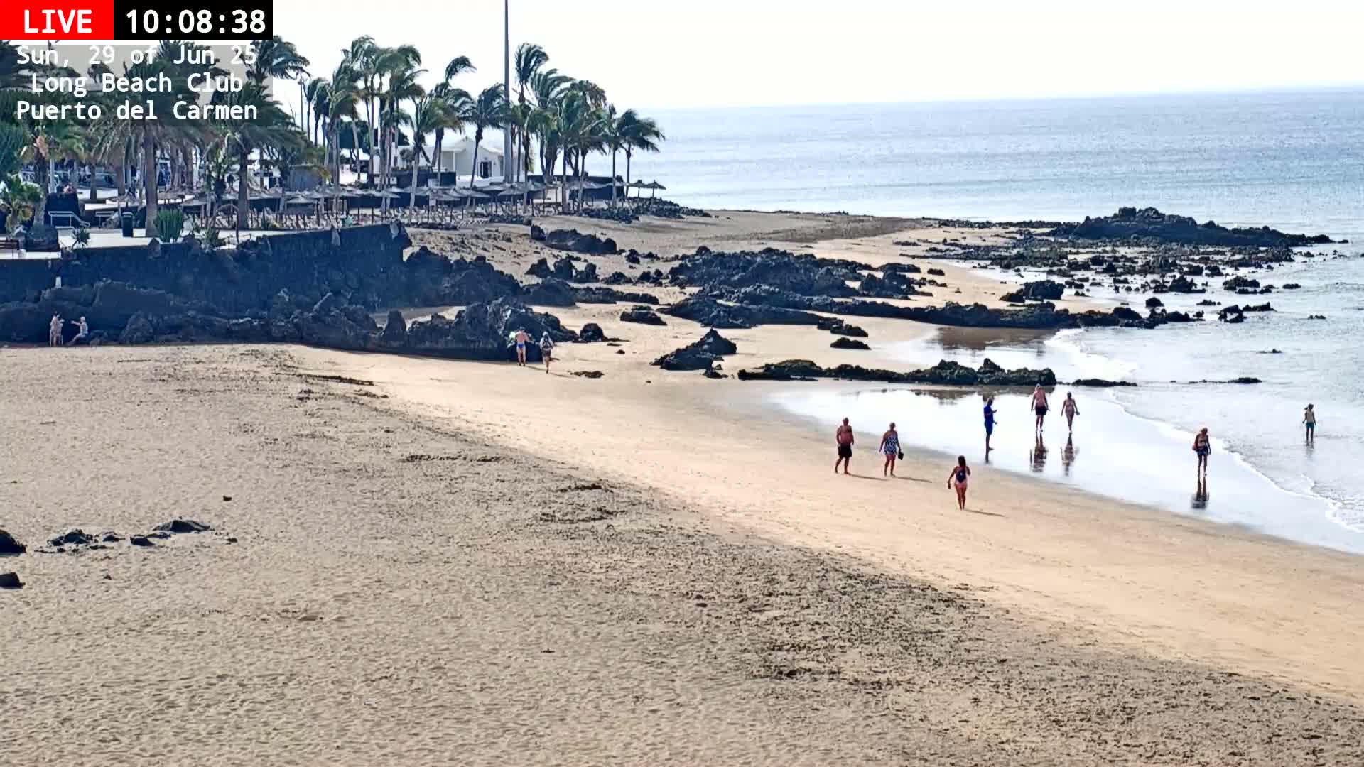 Lanzarote, Puerto del Carmen Beach Live Cam - Canary Islands, Las Palmas, Spain
