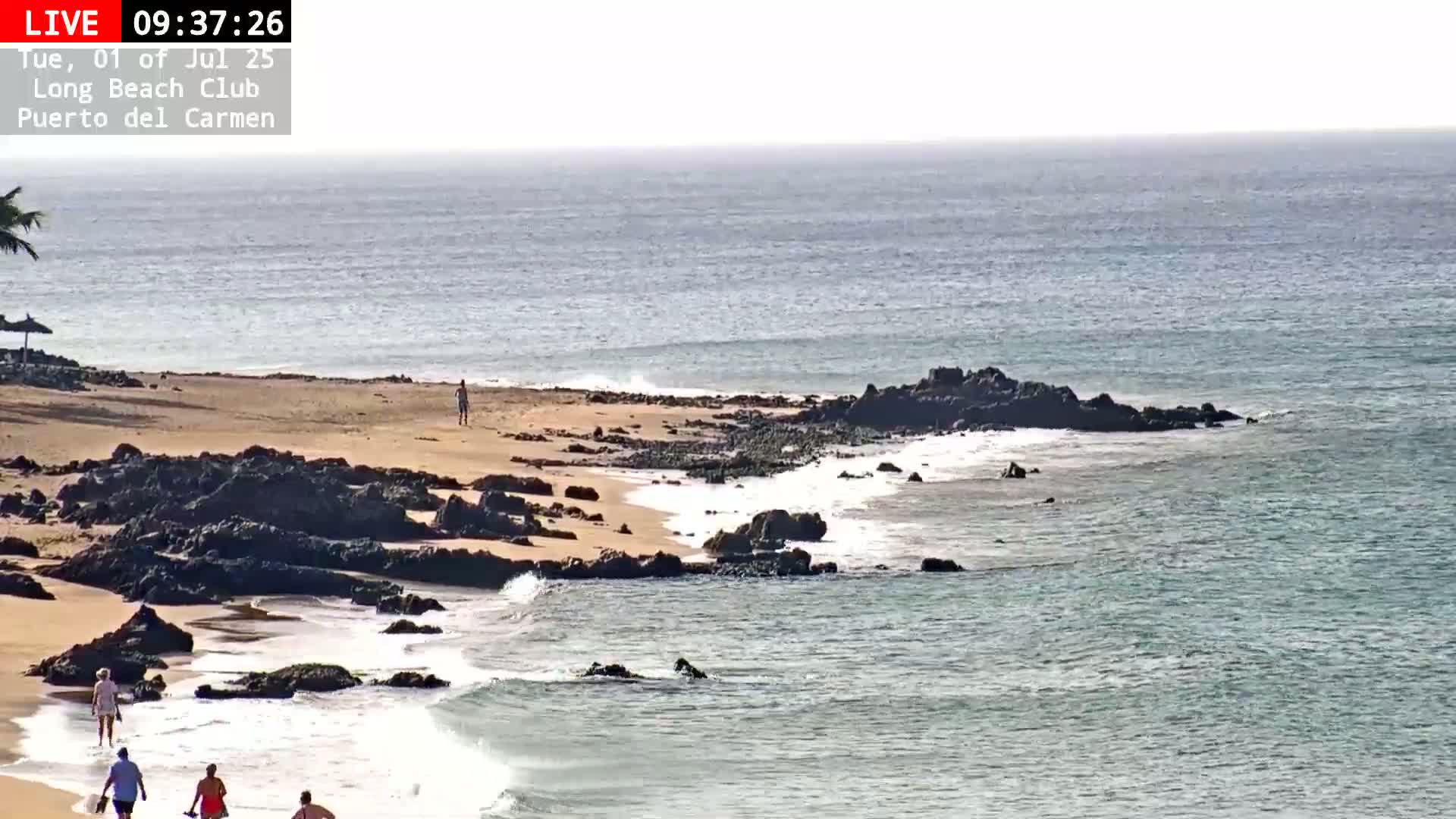 Lanzarote, Puerto del Carmen Beach Live Cam - Canary Islands, Las Palmas, Spain