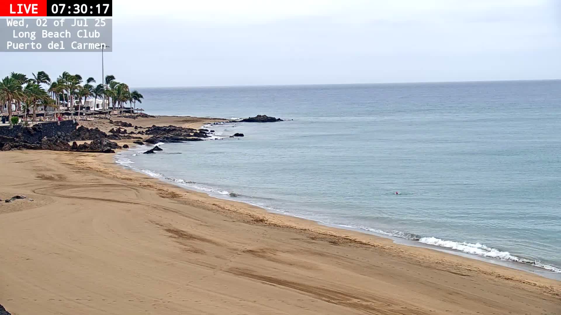 Lanzarote, Puerto del Carmen Beach Live Cam - Canary Islands, Las Palmas, Spain
