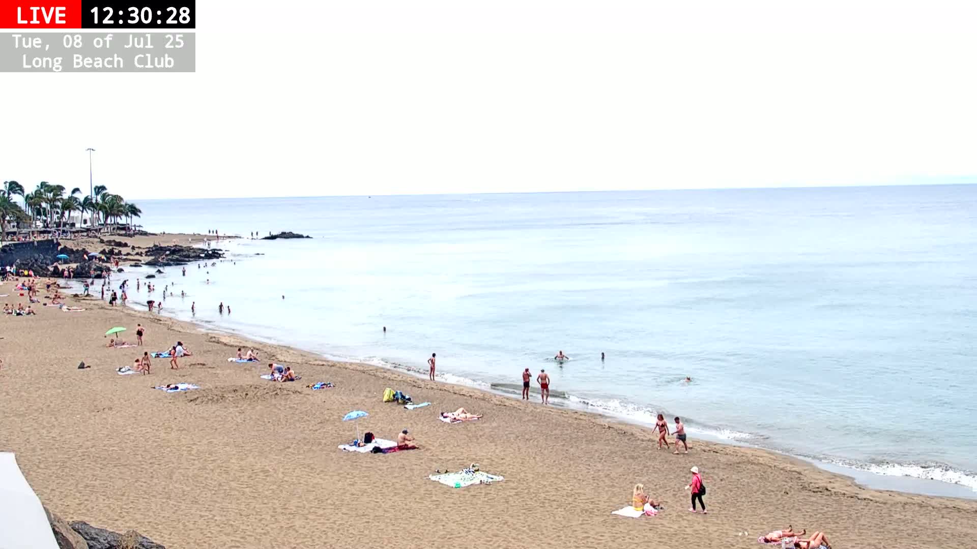 Lanzarote, Puerto del Carmen Beach Live Cam - Canary Islands, Las Palmas, Spain