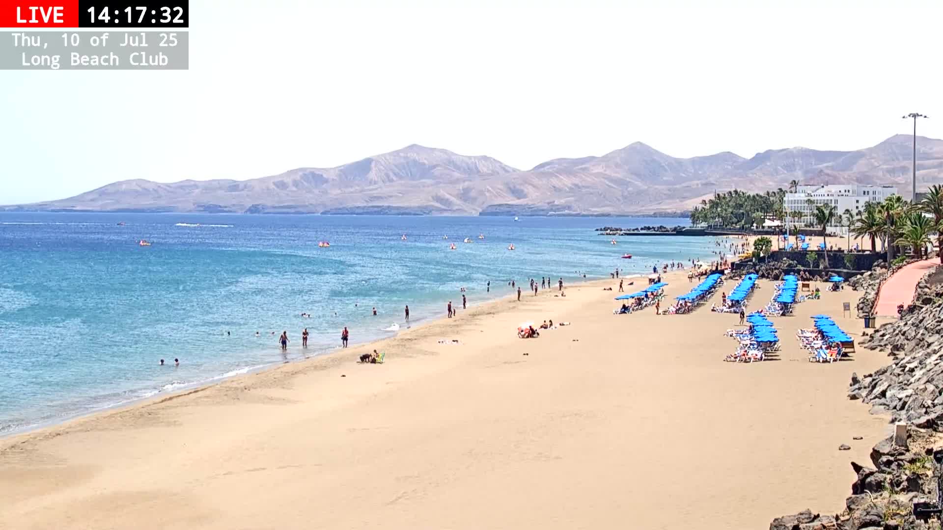 Lanzarote, Puerto del Carmen Beach Live Cam - Canary Islands, Las Palmas, Spain