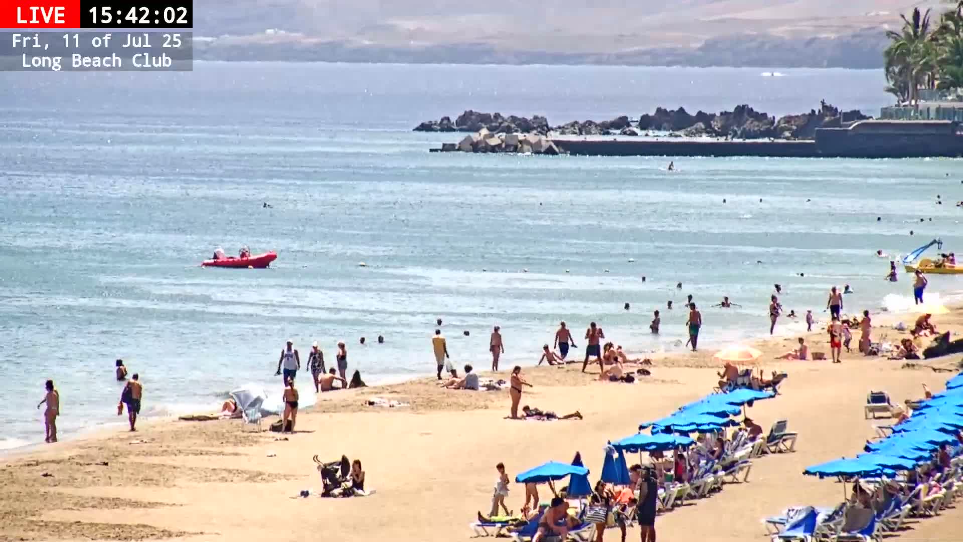 Lanzarote, Puerto del Carmen Beach Live Cam - Canary Islands, Las Palmas, Spain