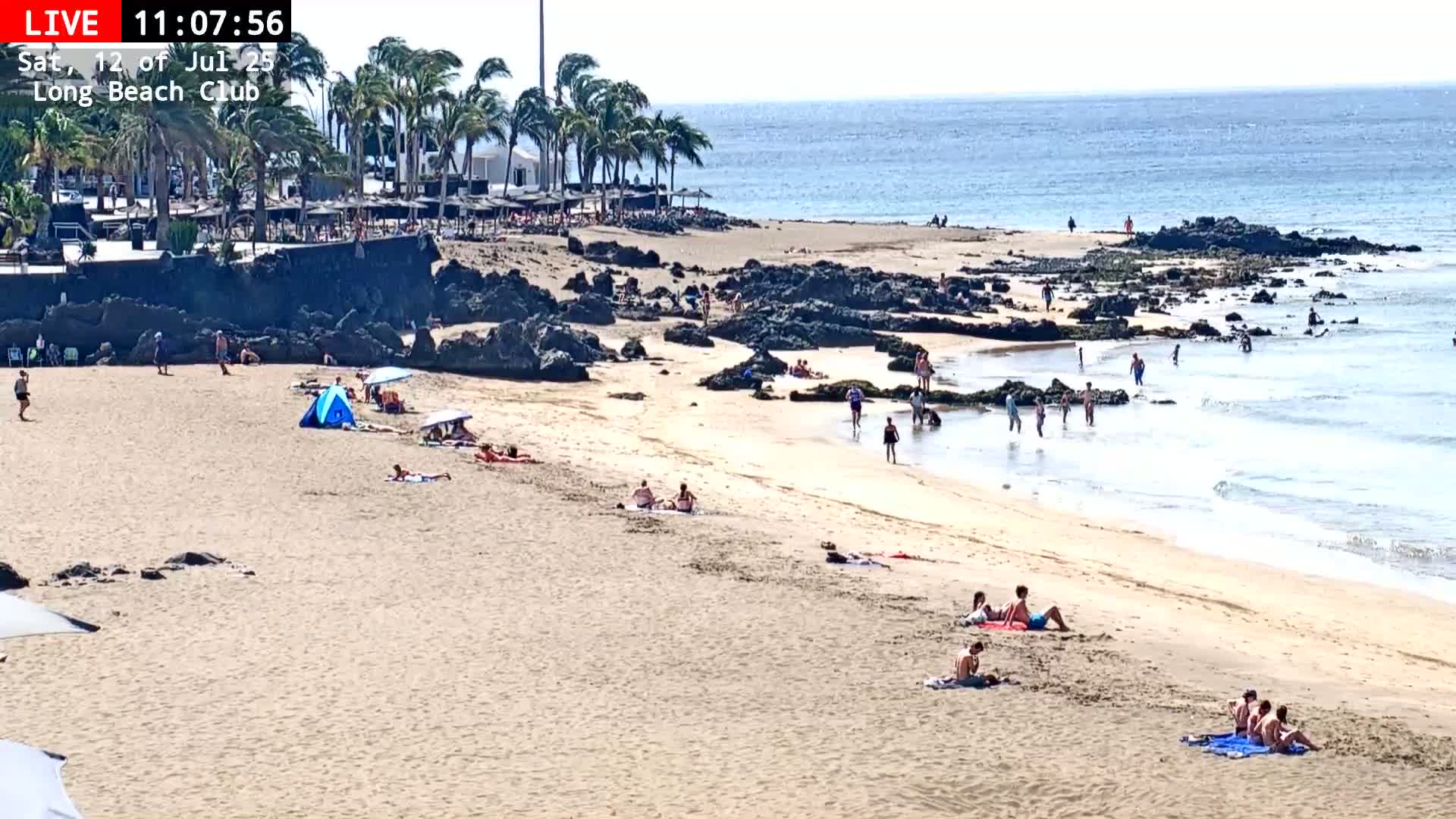 Lanzarote, Puerto del Carmen Beach Live Cam - Canary Islands, Las Palmas, Spain