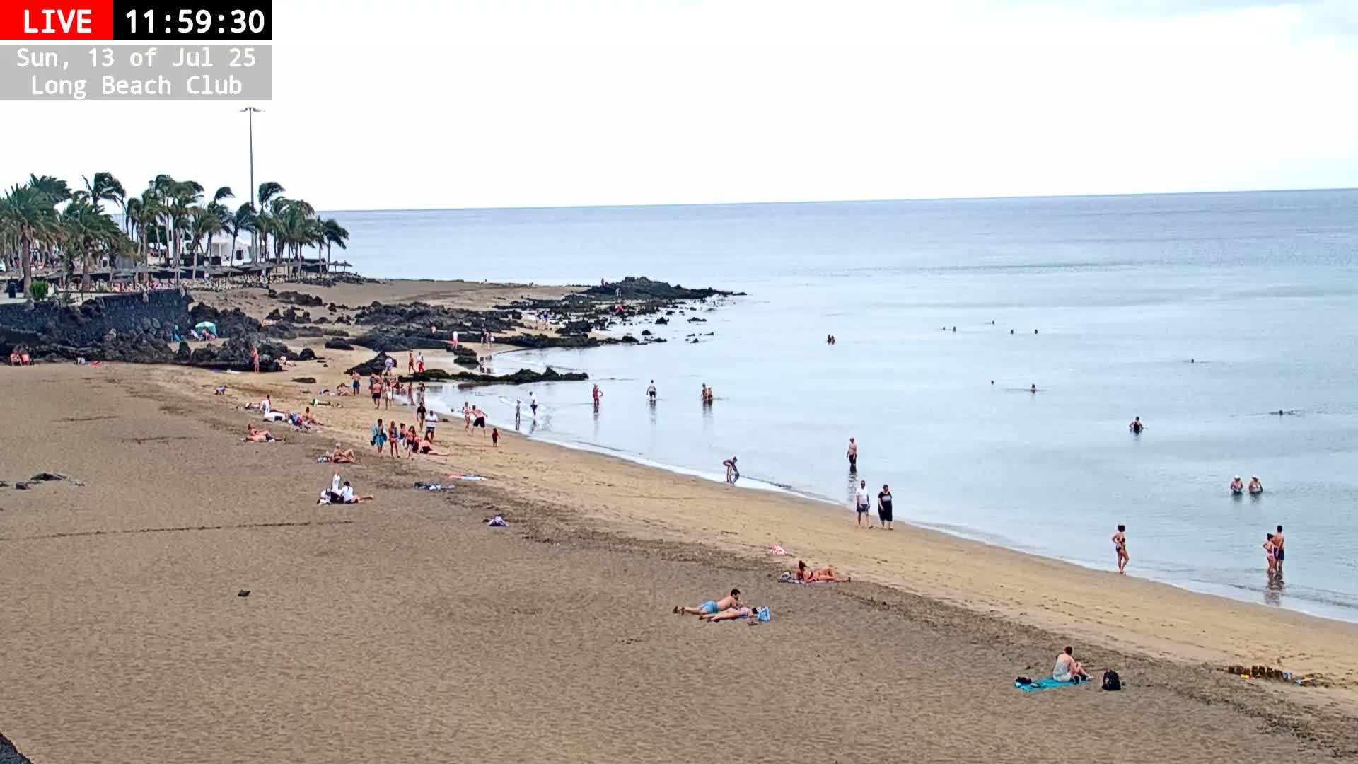 Lanzarote, Puerto del Carmen Beach Live Cam - Canary Islands, Las Palmas, Spain