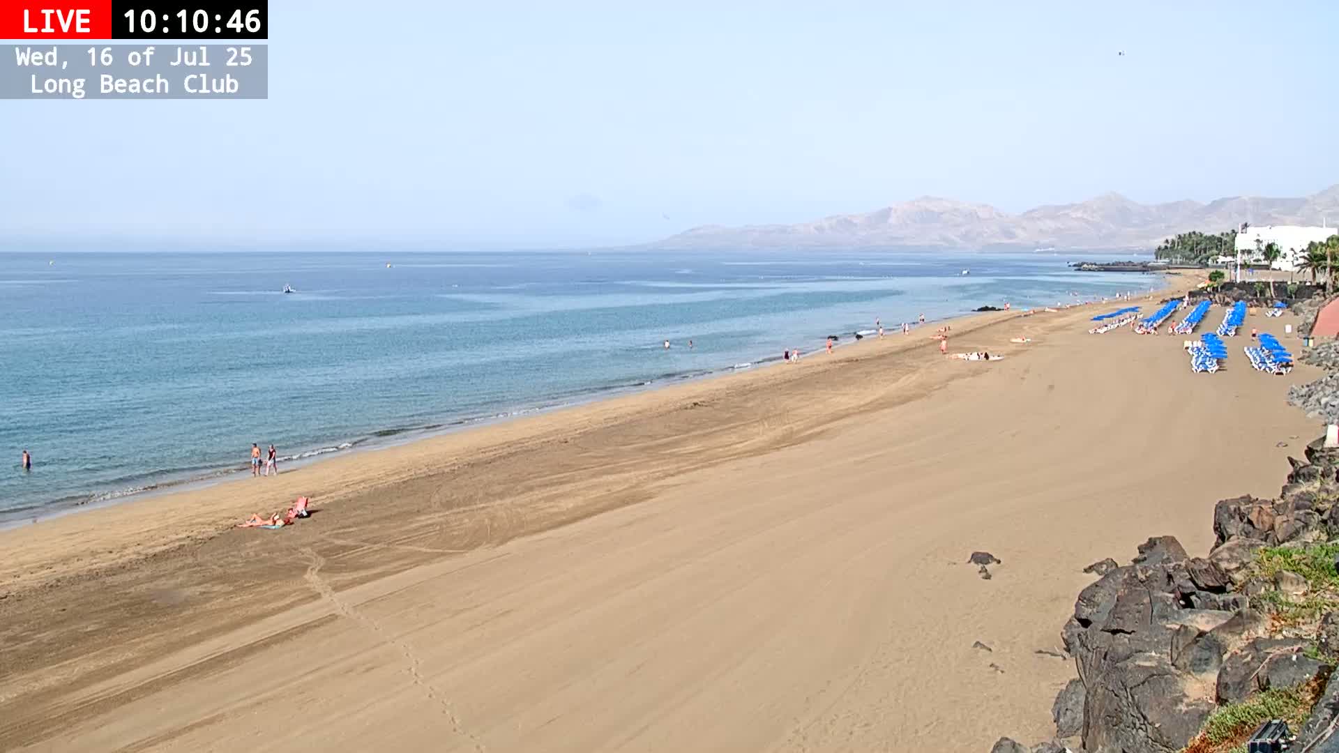 Lanzarote, Puerto del Carmen Beach Live Cam - Canary Islands, Las Palmas, Spain
