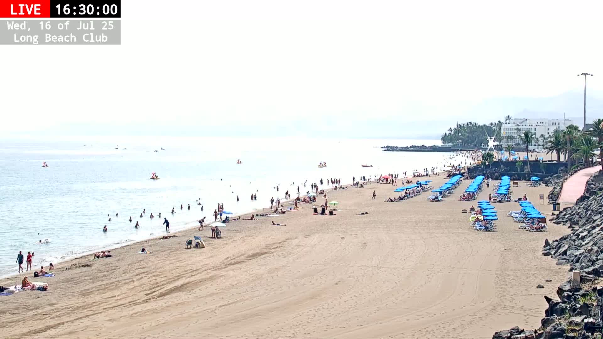 Lanzarote, Puerto del Carmen Beach Live Cam - Canary Islands, Las Palmas, Spain