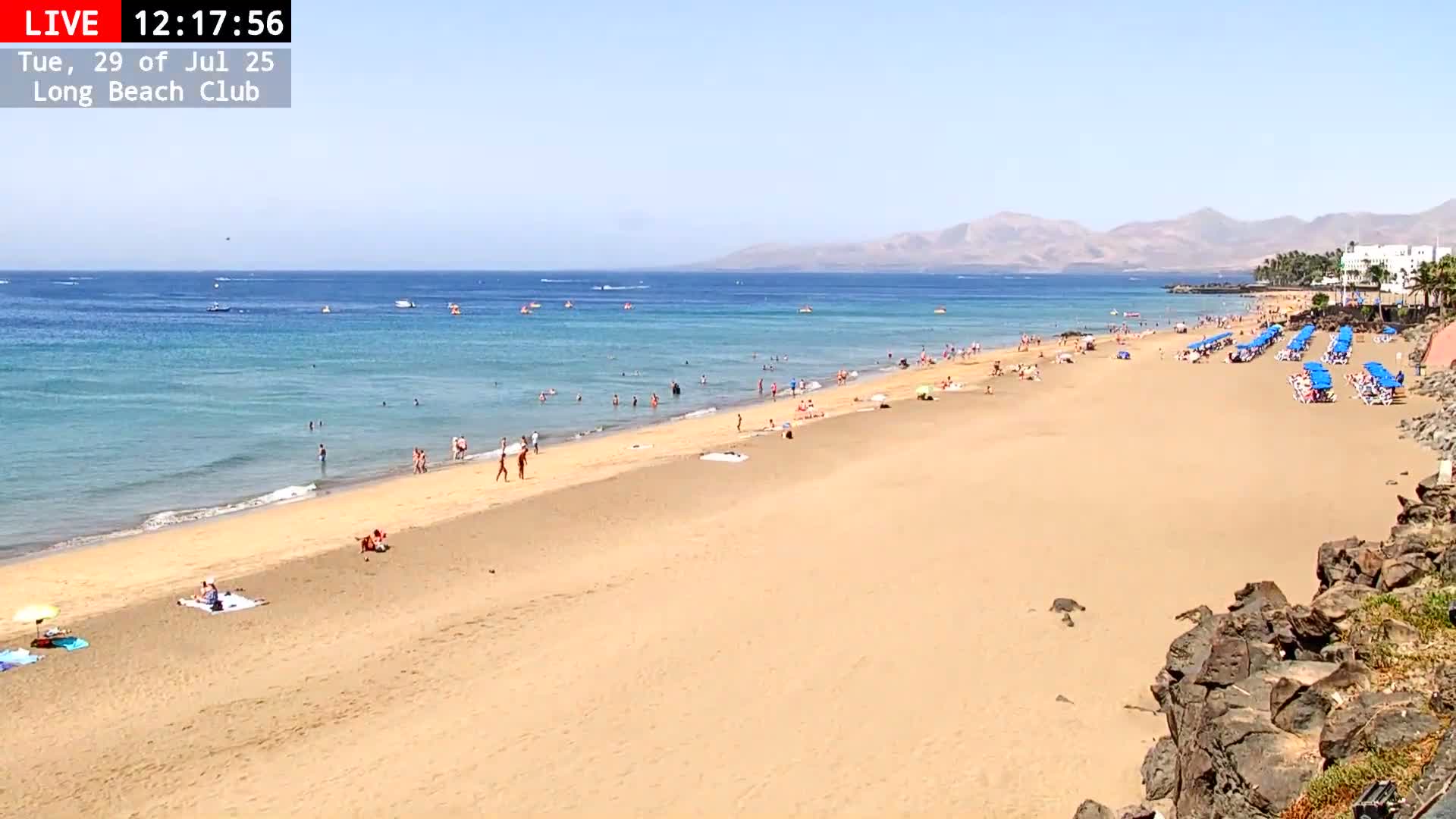 Lanzarote, Puerto del Carmen Beach Live Cam - Canary Islands, Las Palmas, Spain