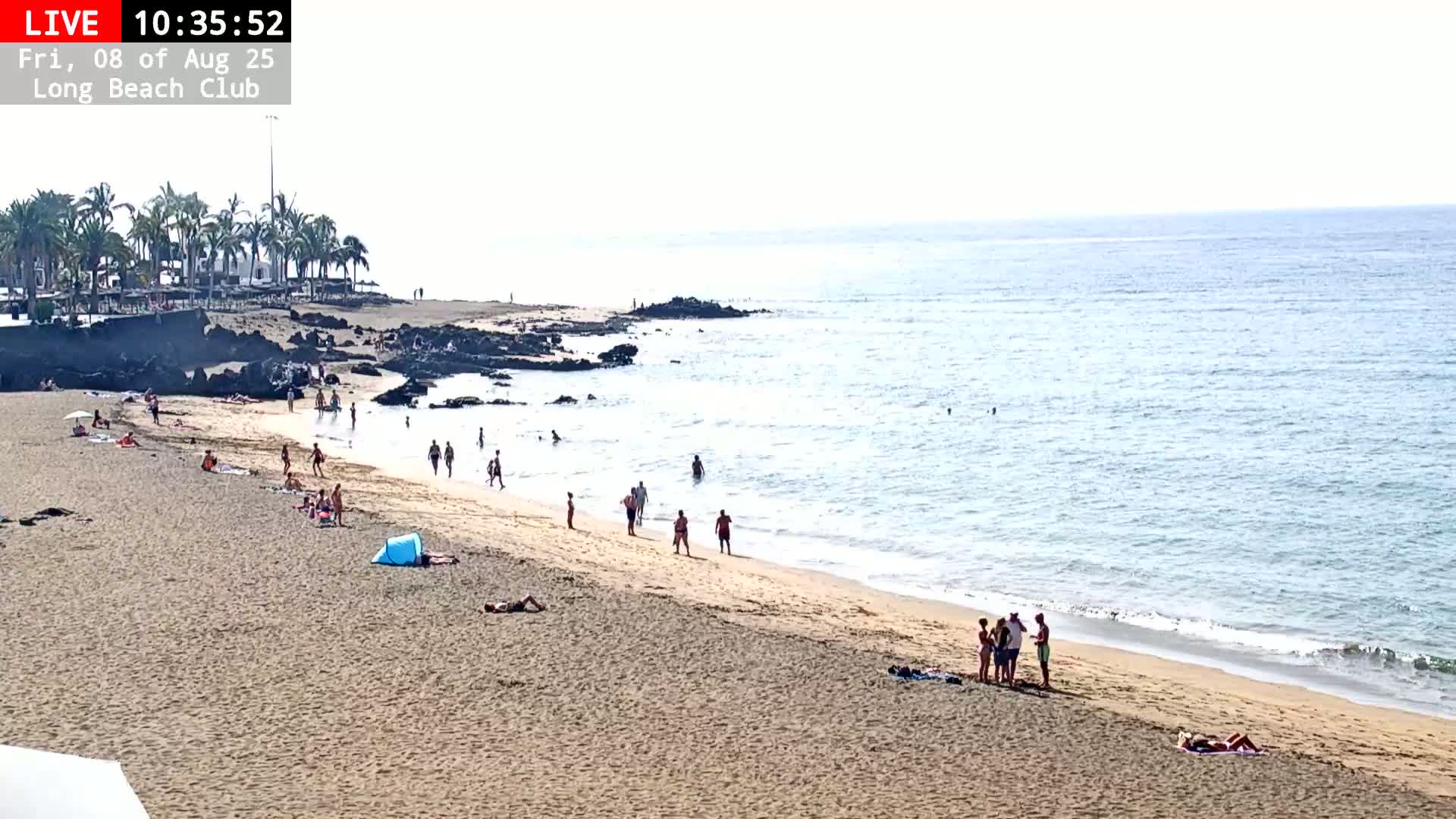 Lanzarote, Puerto del Carmen Beach Live Cam - Canary Islands, Las Palmas, Spain
