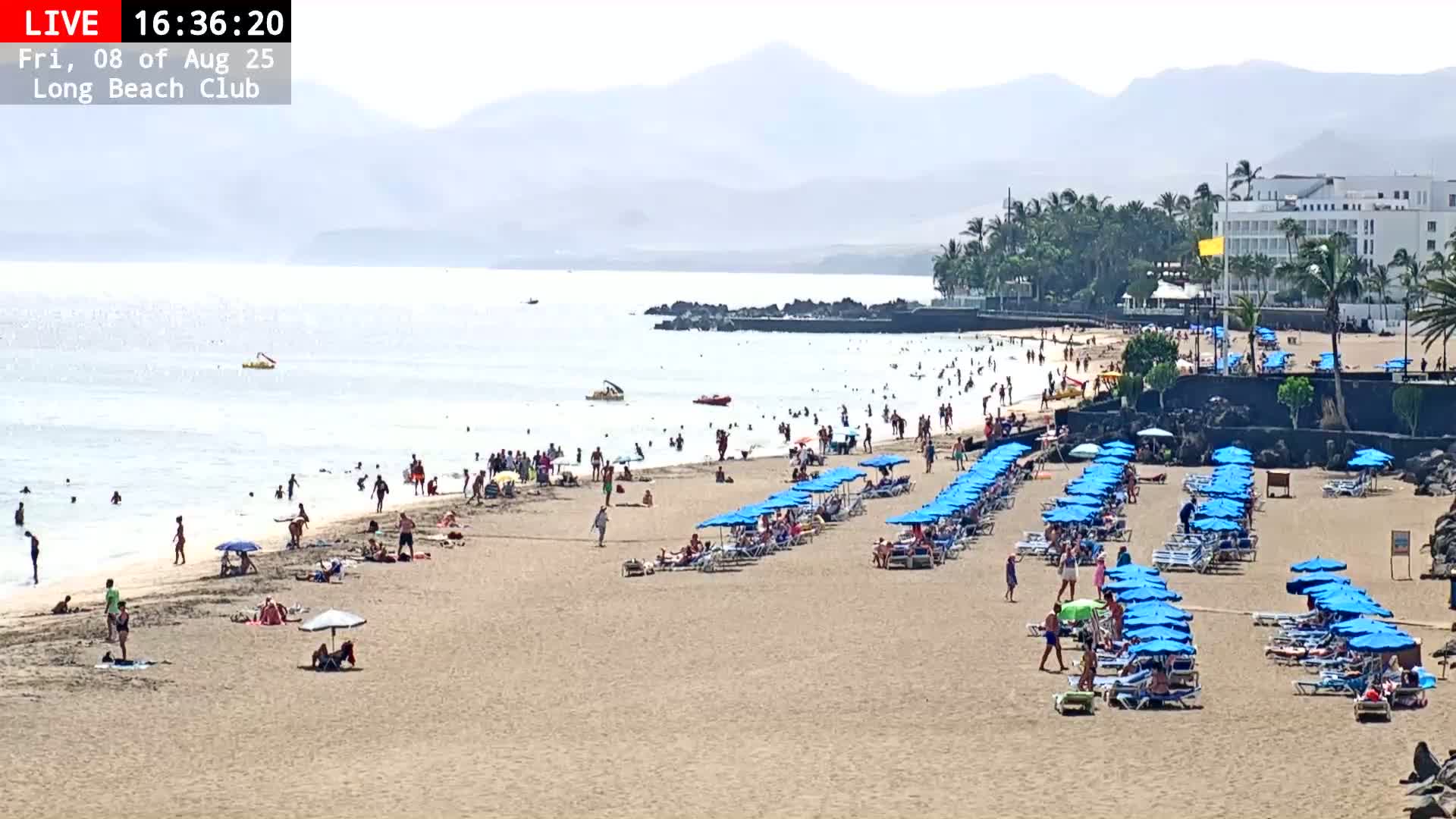 Lanzarote, Puerto del Carmen Beach Live Cam - Canary Islands, Las Palmas, Spain