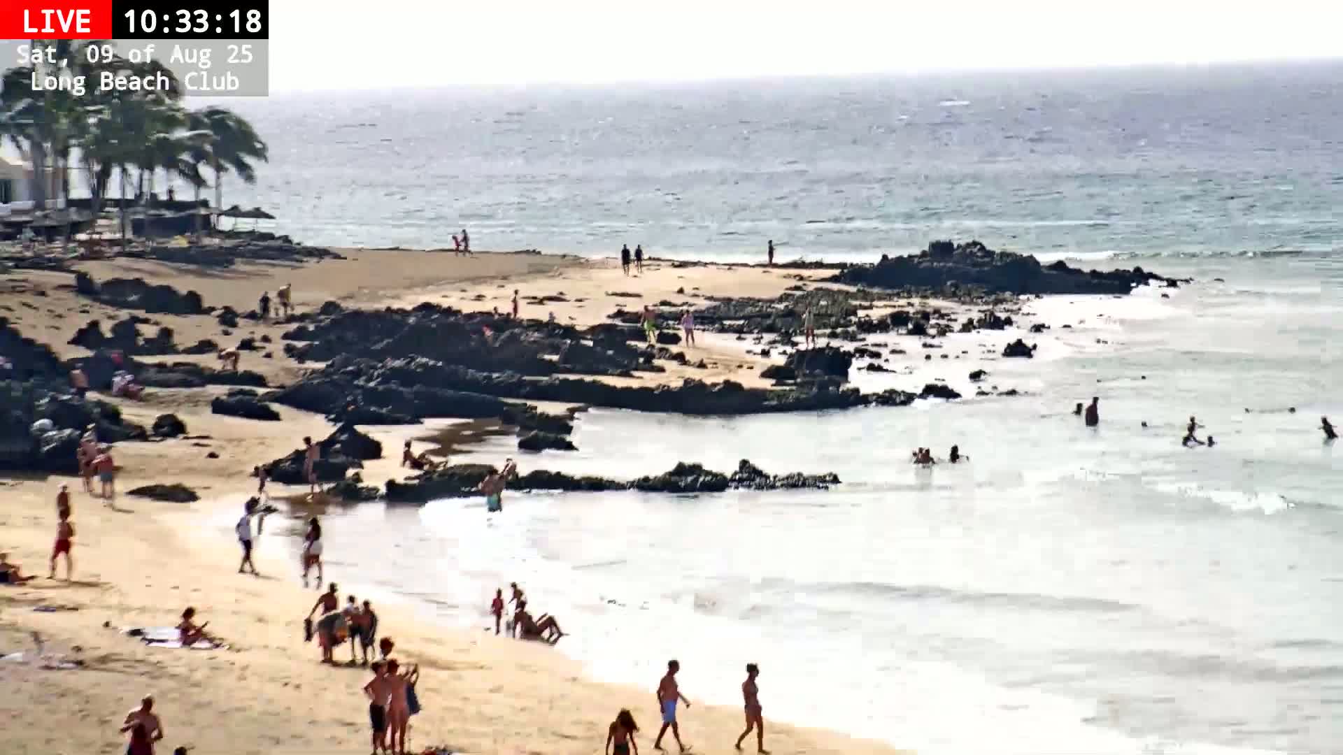 Lanzarote, Puerto del Carmen Beach Live Cam - Canary Islands, Las Palmas, Spain
