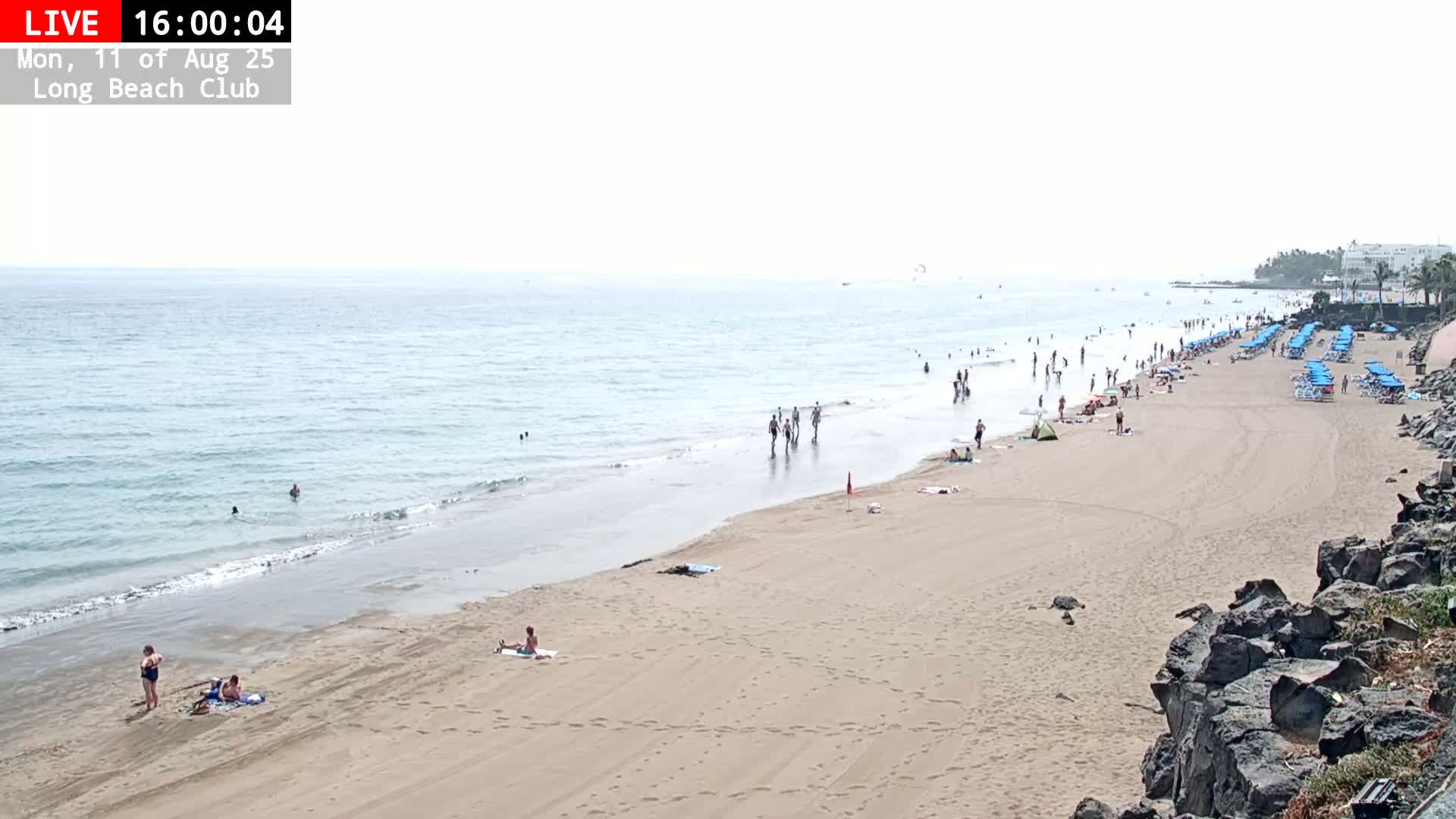 Lanzarote, Puerto del Carmen Beach Live Cam - Canary Islands, Las Palmas, Spain