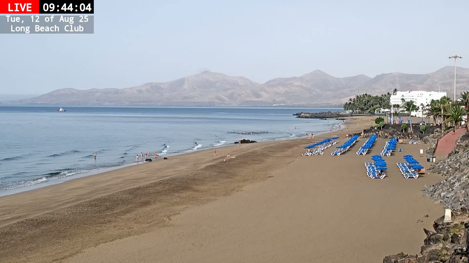 Lanzarote, Puerto del Carmen Beach Live Cam - Canary Islands, Las Palmas, Spain