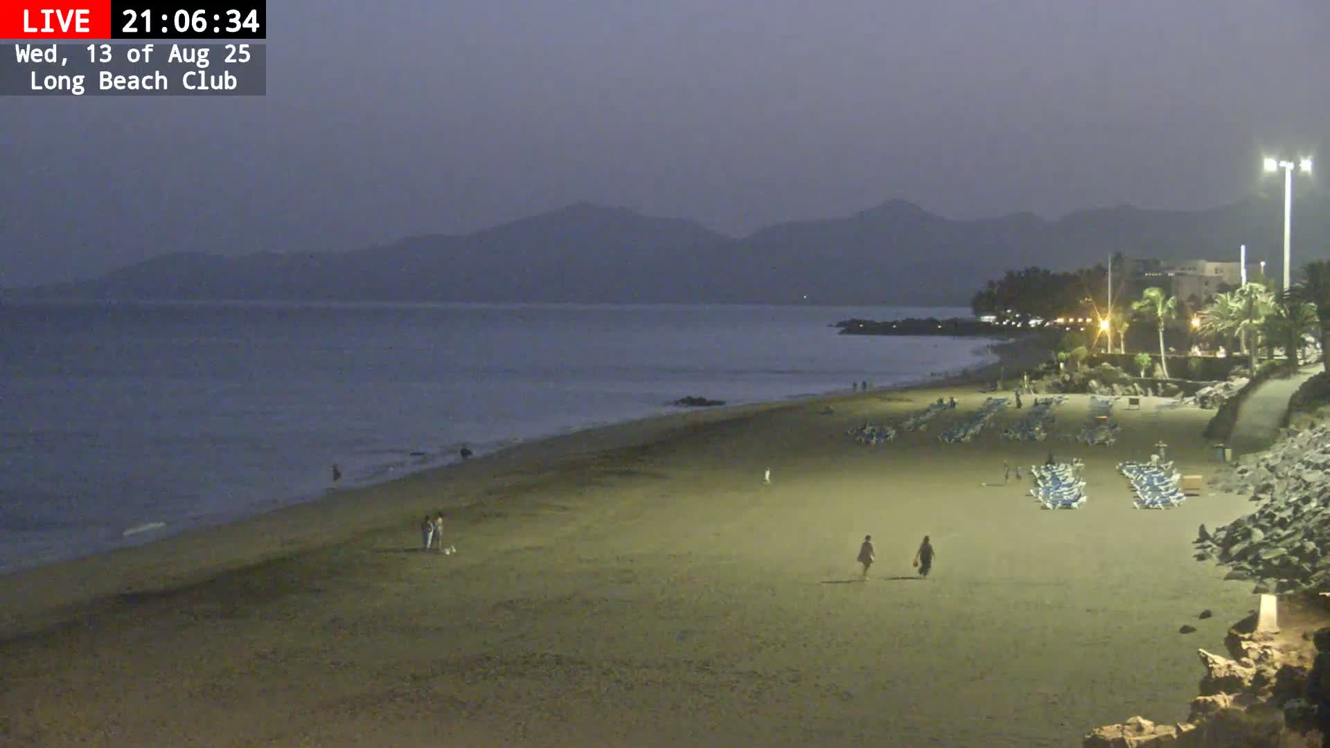 Lanzarote, Puerto del Carmen Beach Live Cam - Canary Islands, Las Palmas, Spain