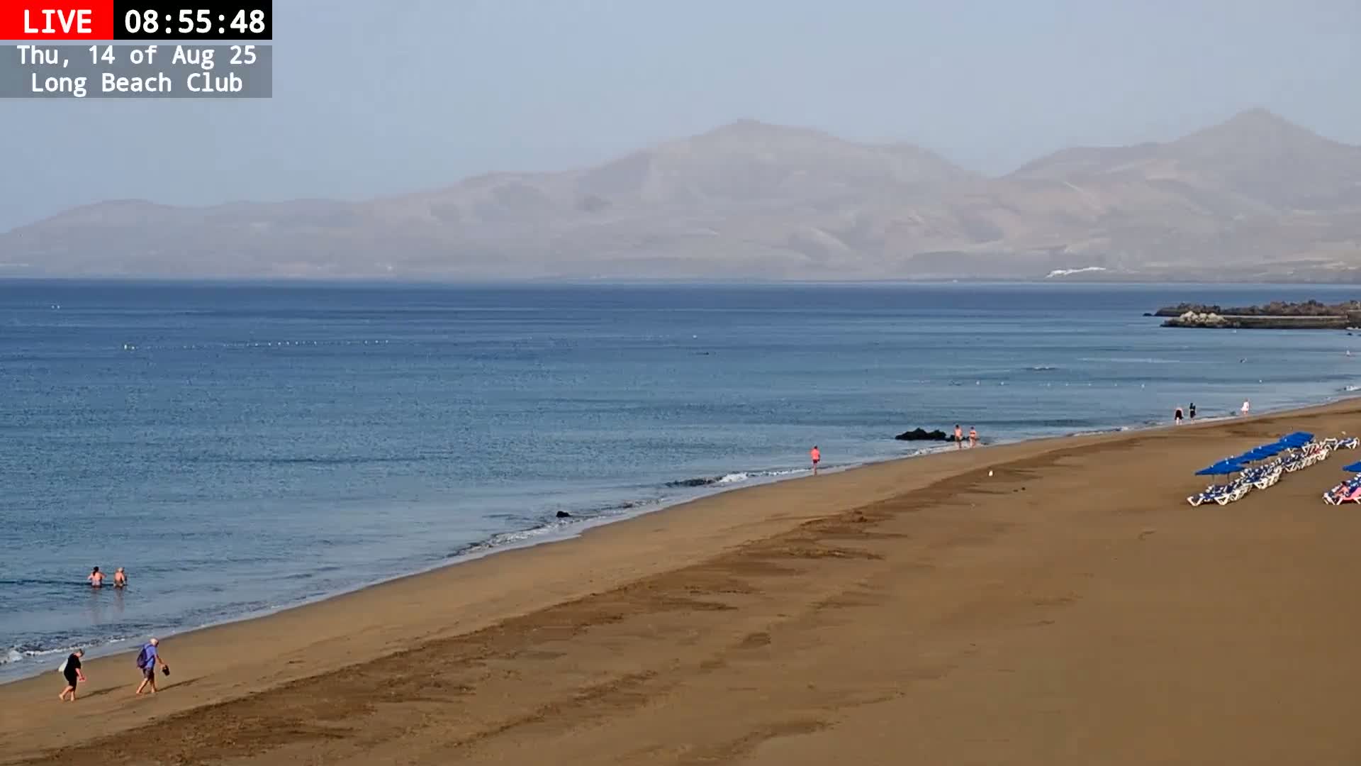 Lanzarote, Puerto del Carmen Beach Live Cam - Canary Islands, Las Palmas, Spain