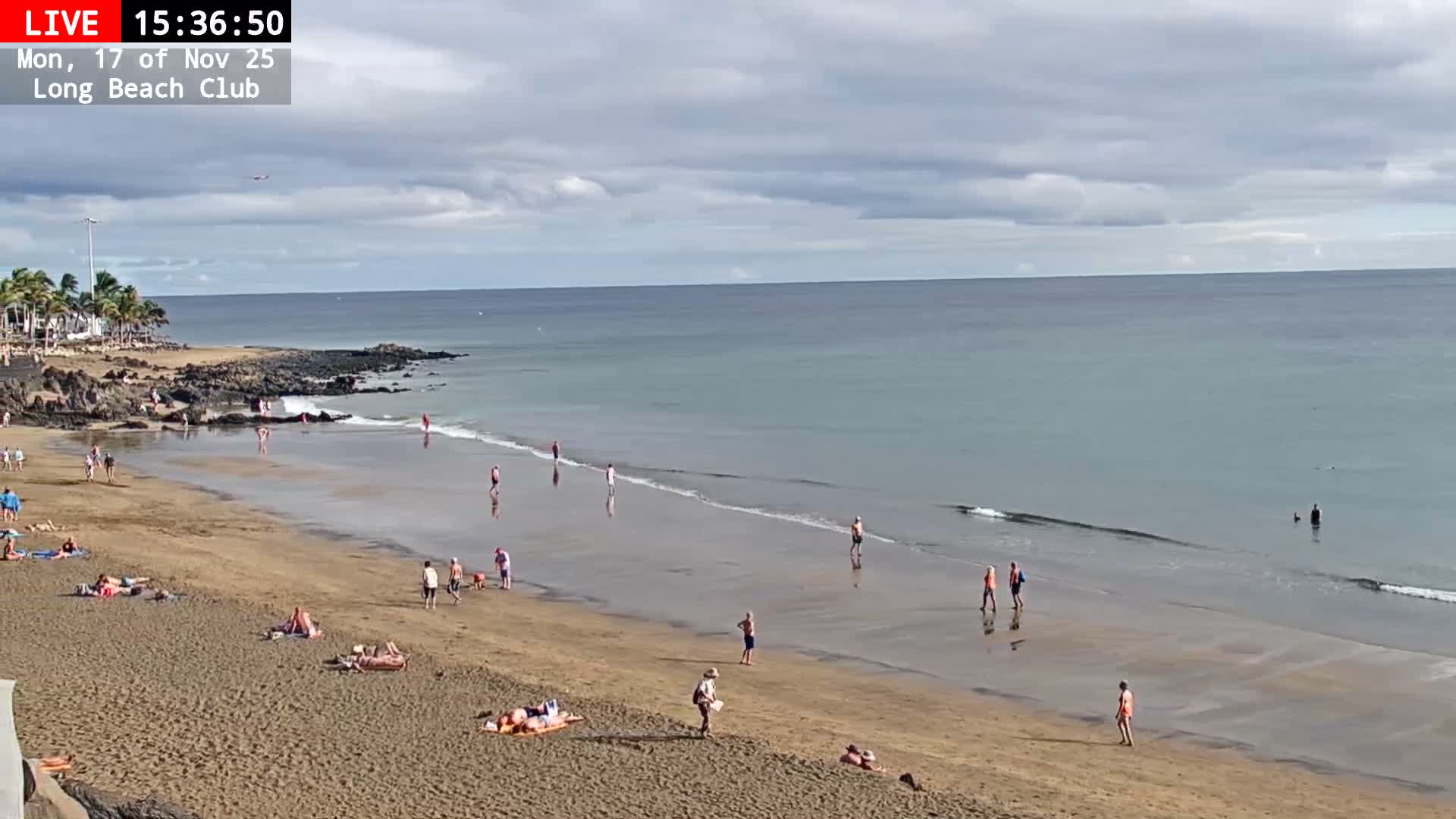 Lanzarote, Puerto del Carmen Beach Live Cam - Canary Islands, Las Palmas, Spain
