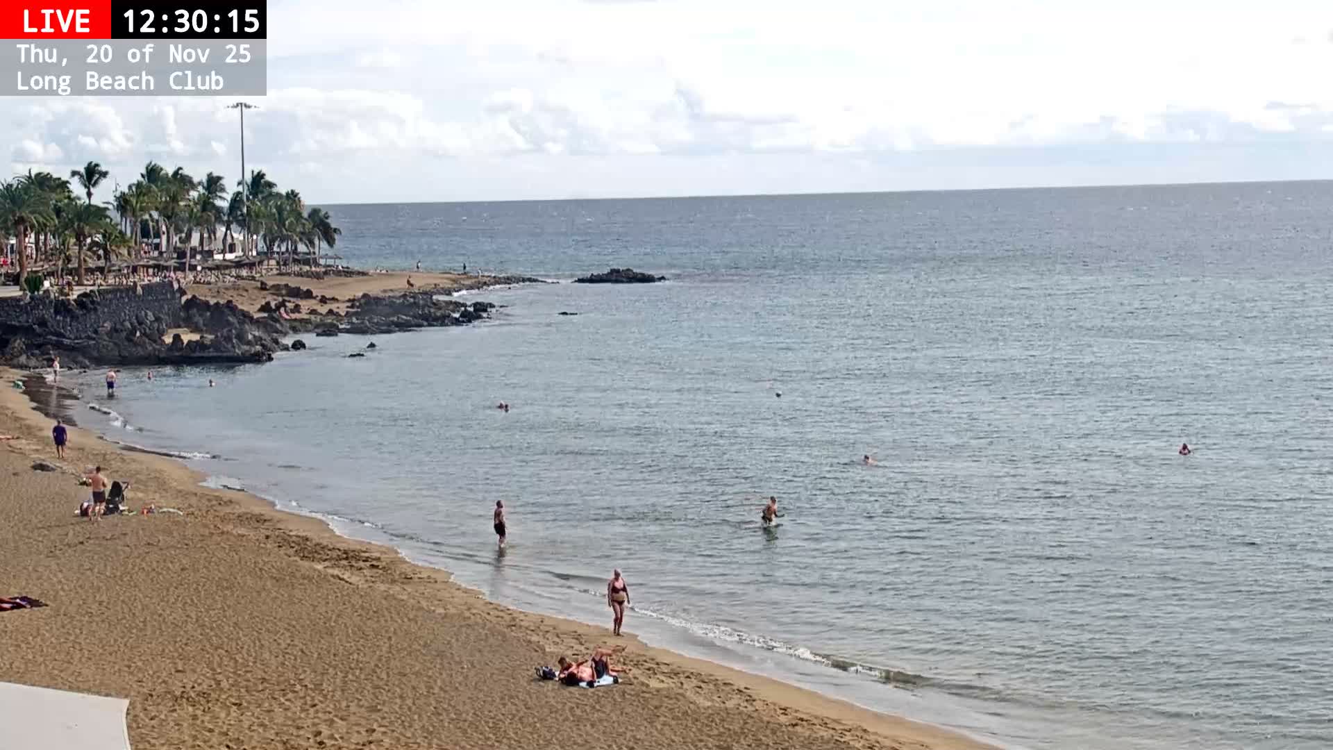 Lanzarote, Puerto del Carmen Beach Live Cam - Canary Islands, Las Palmas, Spain