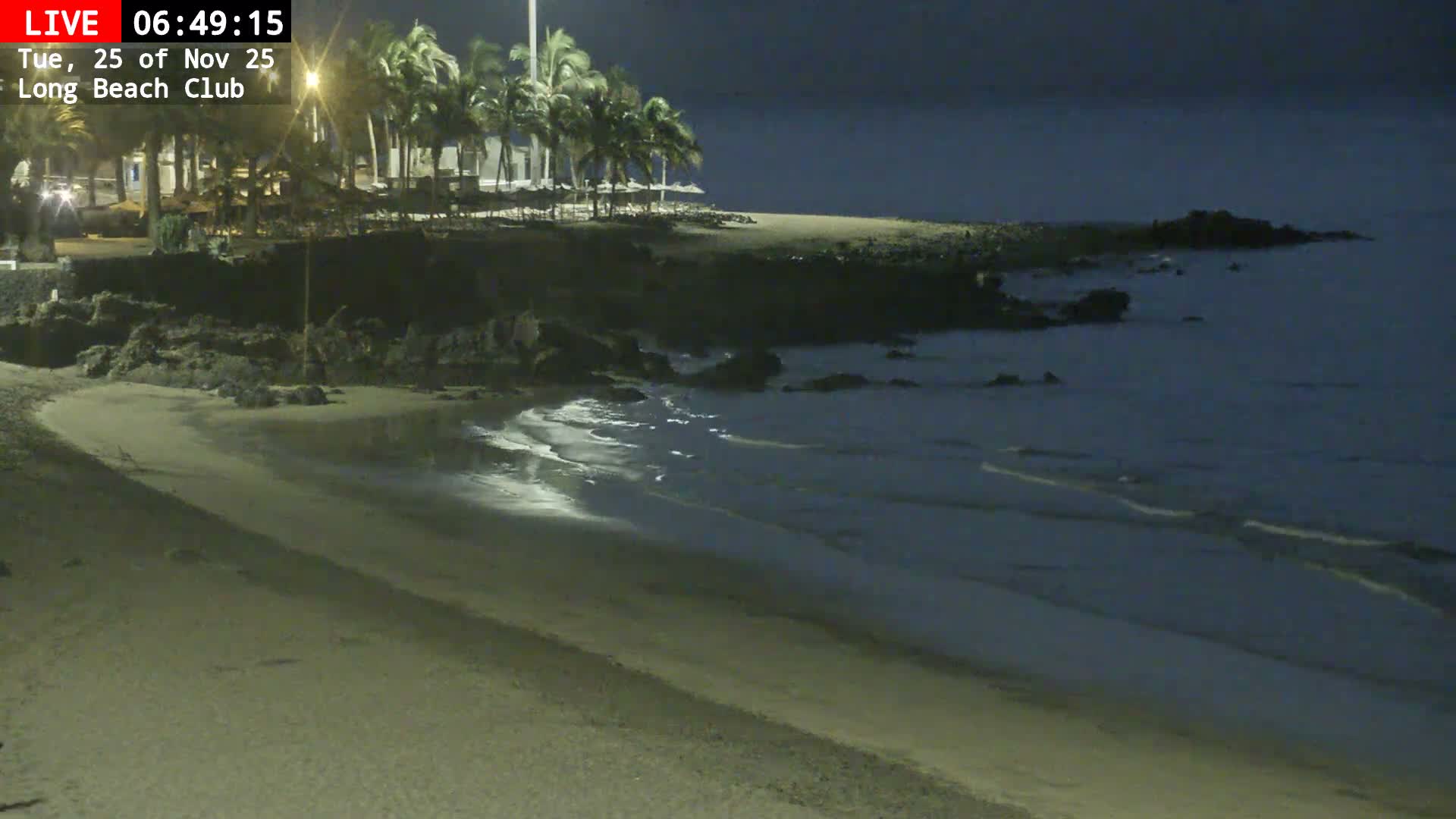 Lanzarote, Puerto del Carmen Beach Live Cam - Canary Islands, Las Palmas, Spain